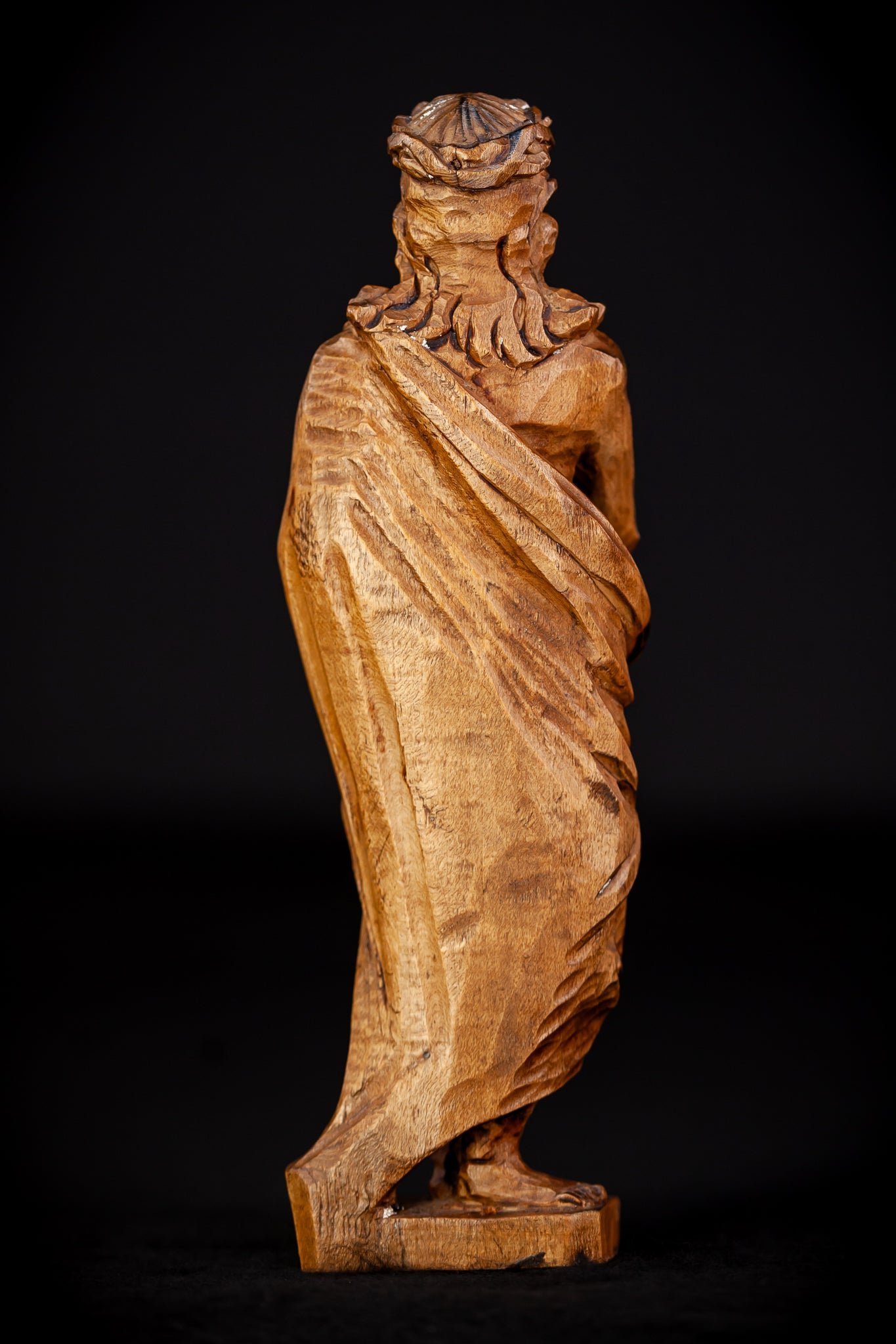 Flagellation of Christ Wooden Antique | 7.1" /18 cm