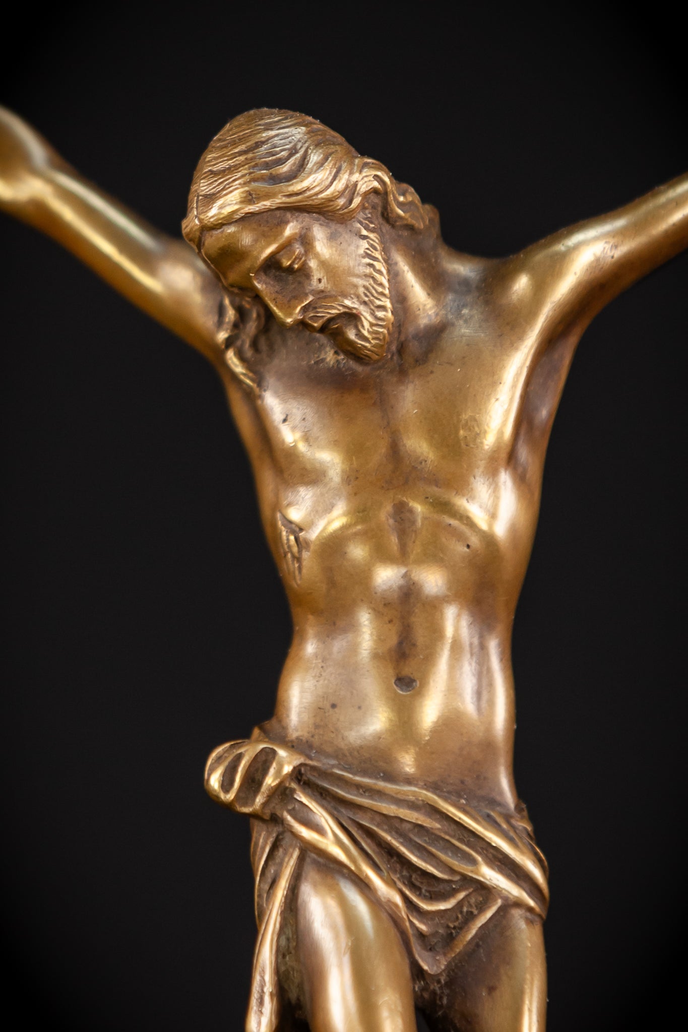 Corpus Christi Bronze | Antique 1800s | 6.1" / 15.5 cm