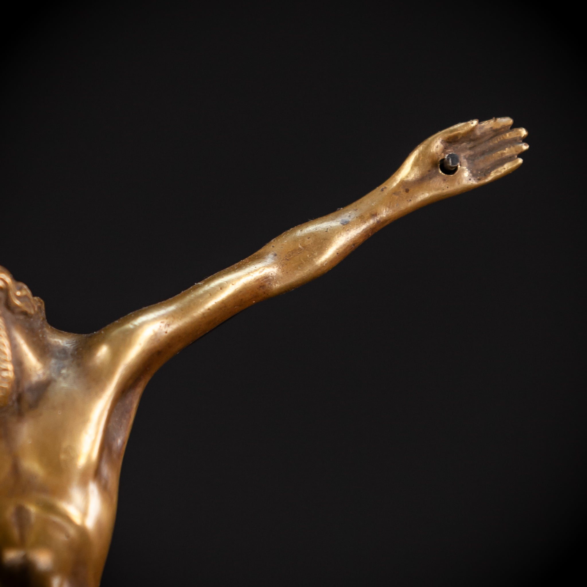 Corpus Christi Bronze | Antique 1800s | 6.1" / 15.5 cm