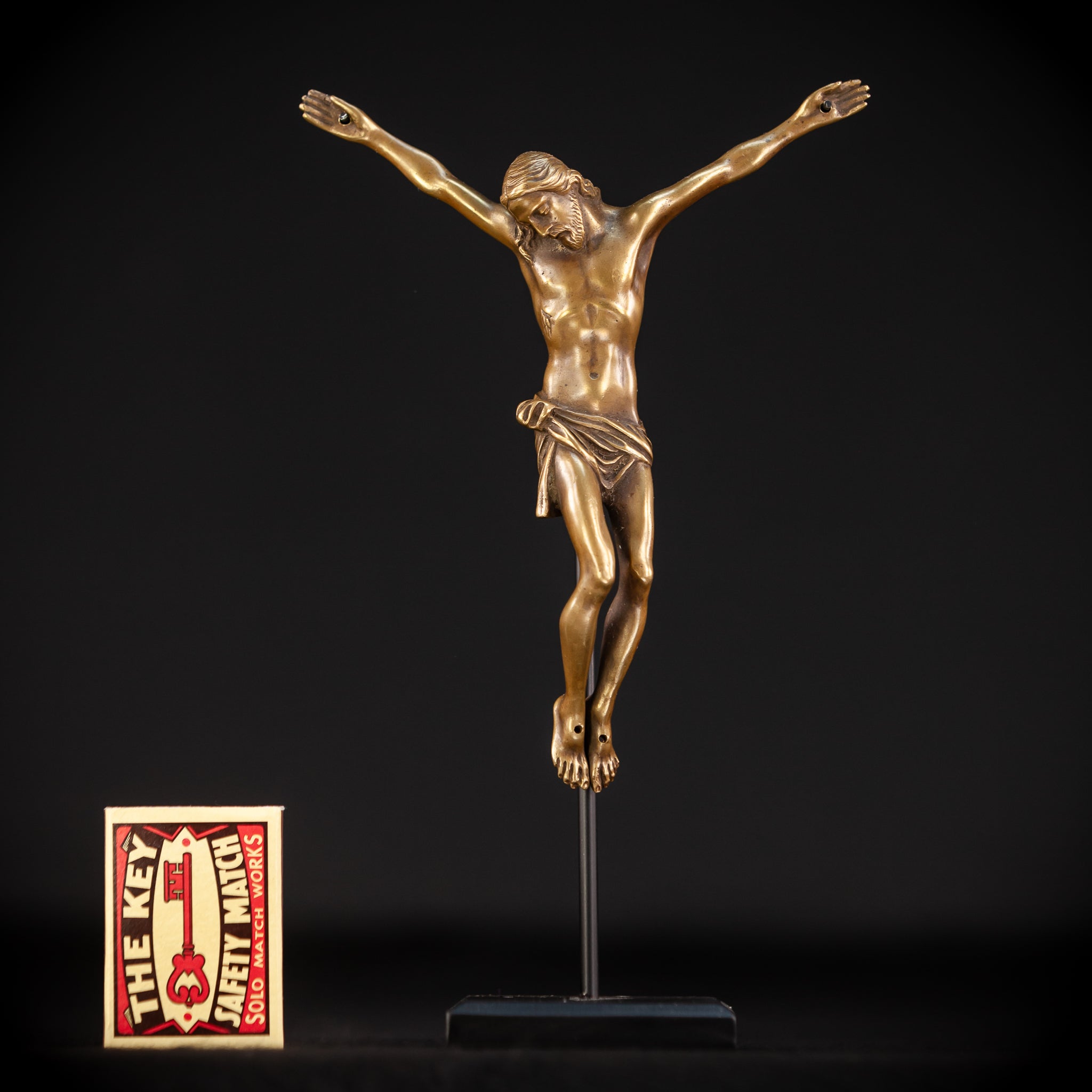 Corpus Christi Bronze | Antique 1800s | 6.1" / 15.5 cm