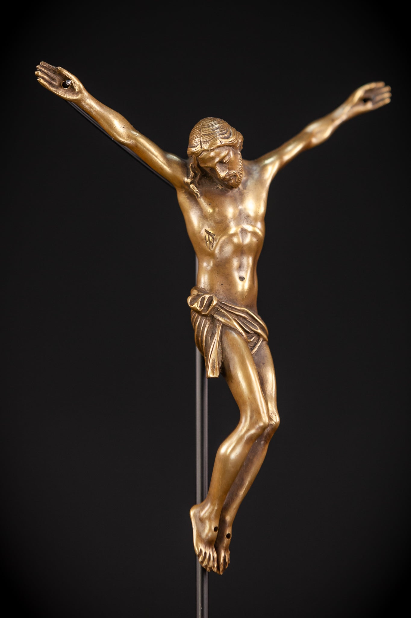 Corpus Christi Bronze | Antique 1800s | 6.1" / 15.5 cm