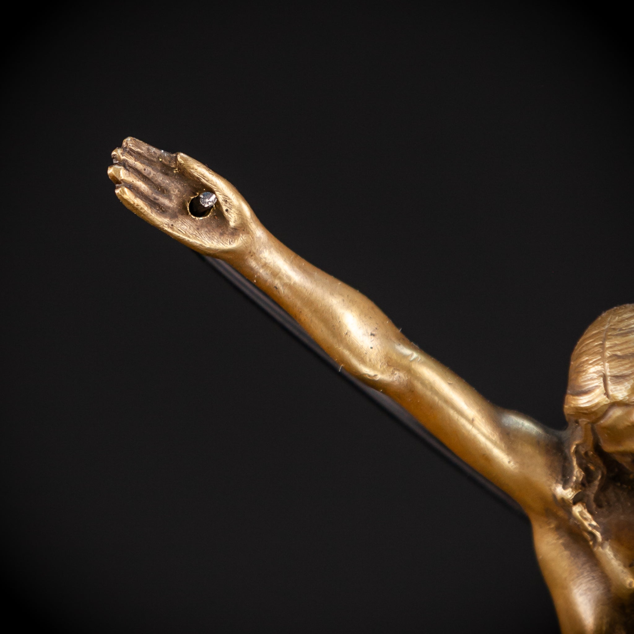 Corpus Christi Bronze | Antique 1800s | 6.1" / 15.5 cm