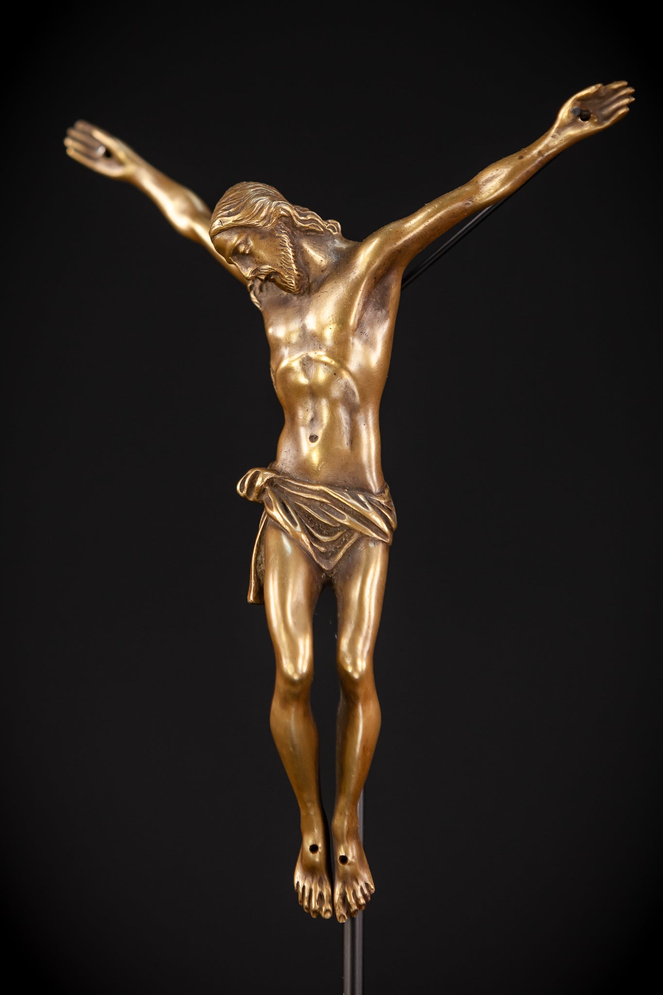 Corpus Christi Bronze | Antique 1800s | 6.1" / 15.5 cm