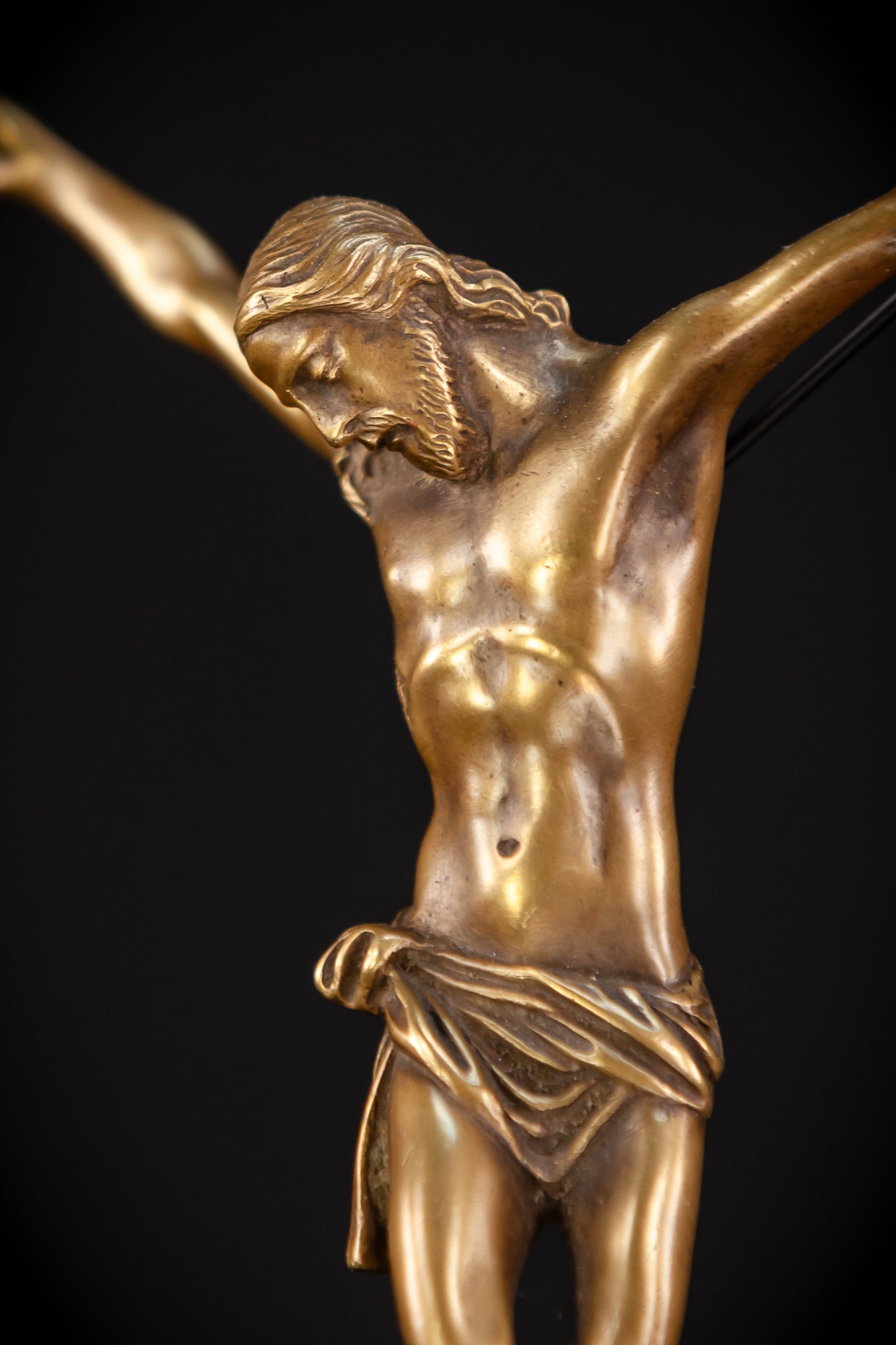Corpus Christi Bronze | Antique 1800s | 6.1" / 15.5 cm