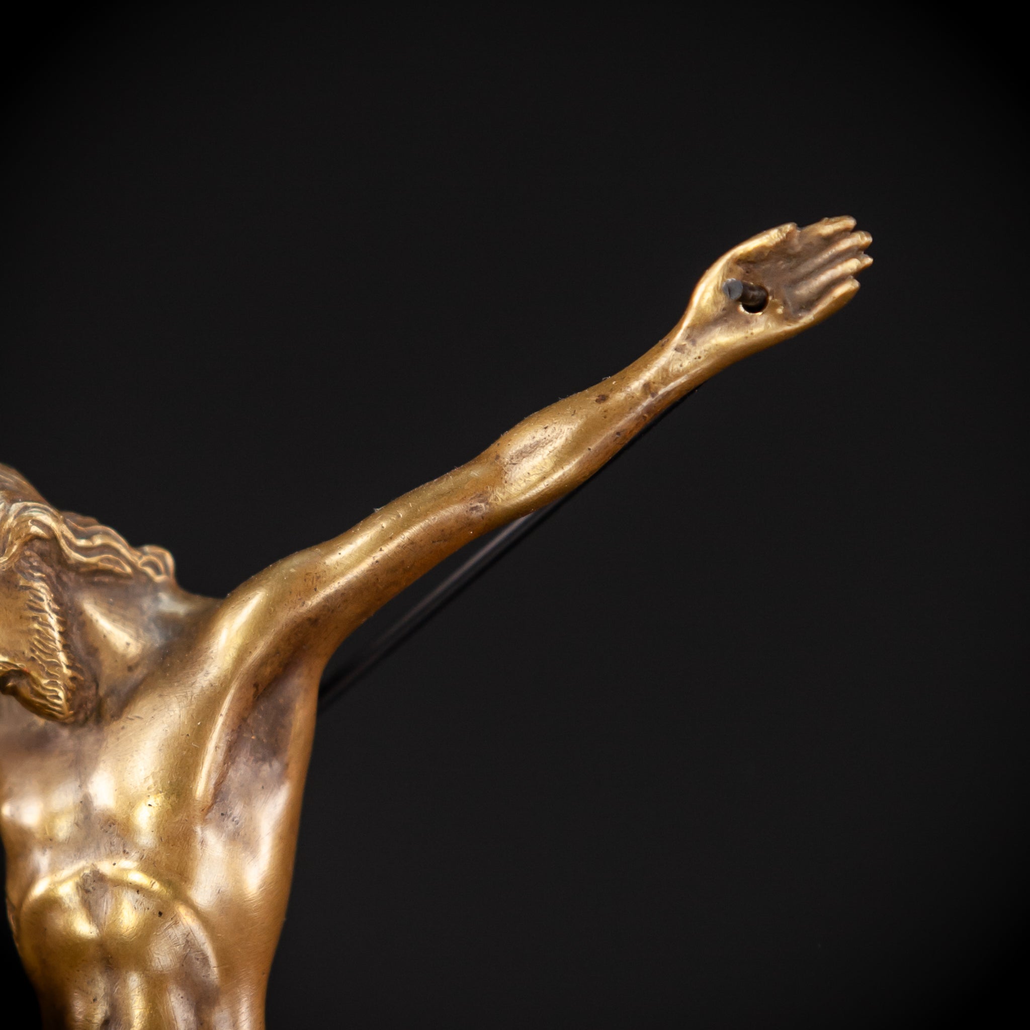 Corpus Christi Bronze | Antique 1800s | 6.1" / 15.5 cm