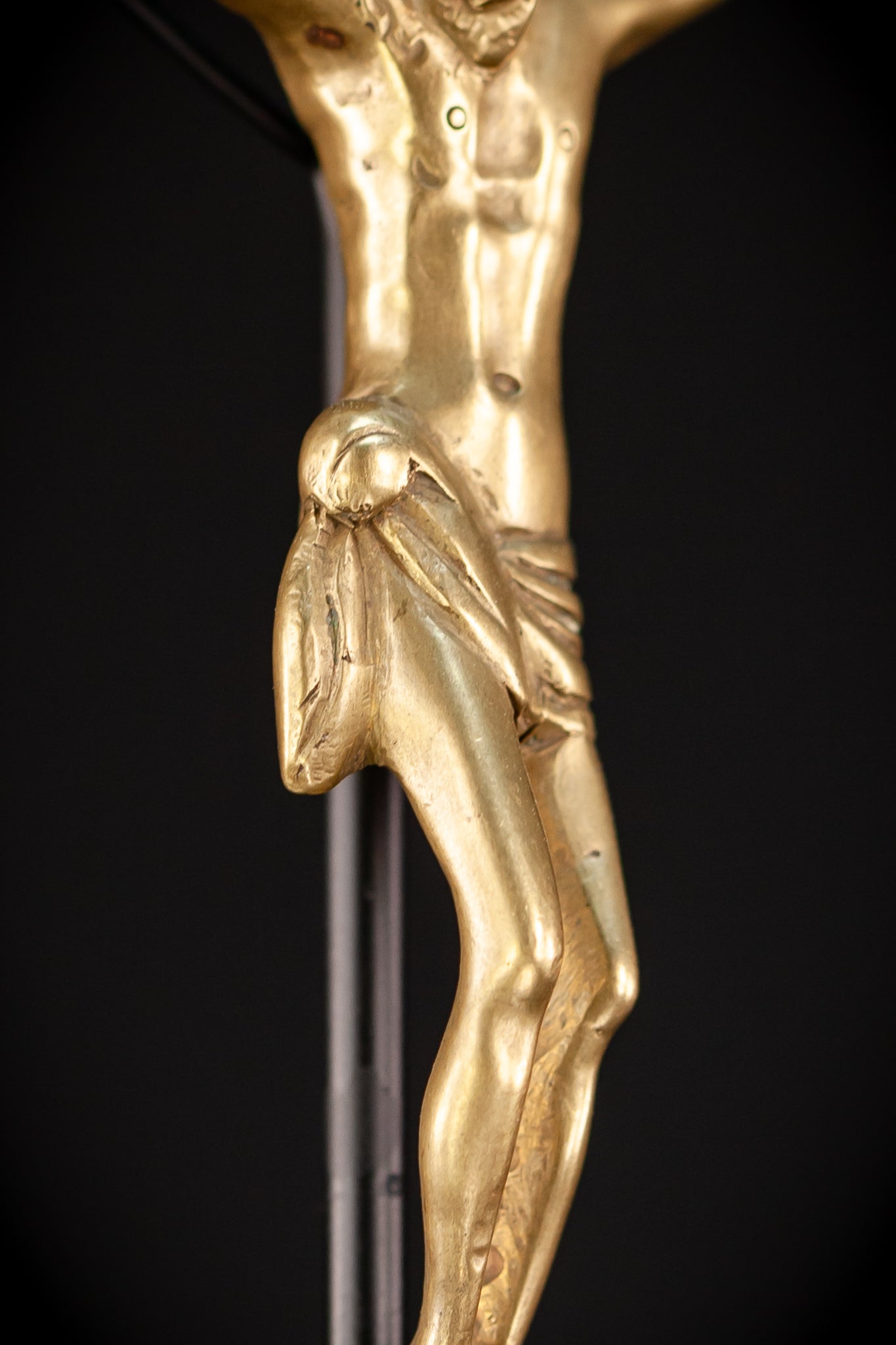 Corpus Christi Bronze | 1600s Antique | 4.1" / 10.5 cm
