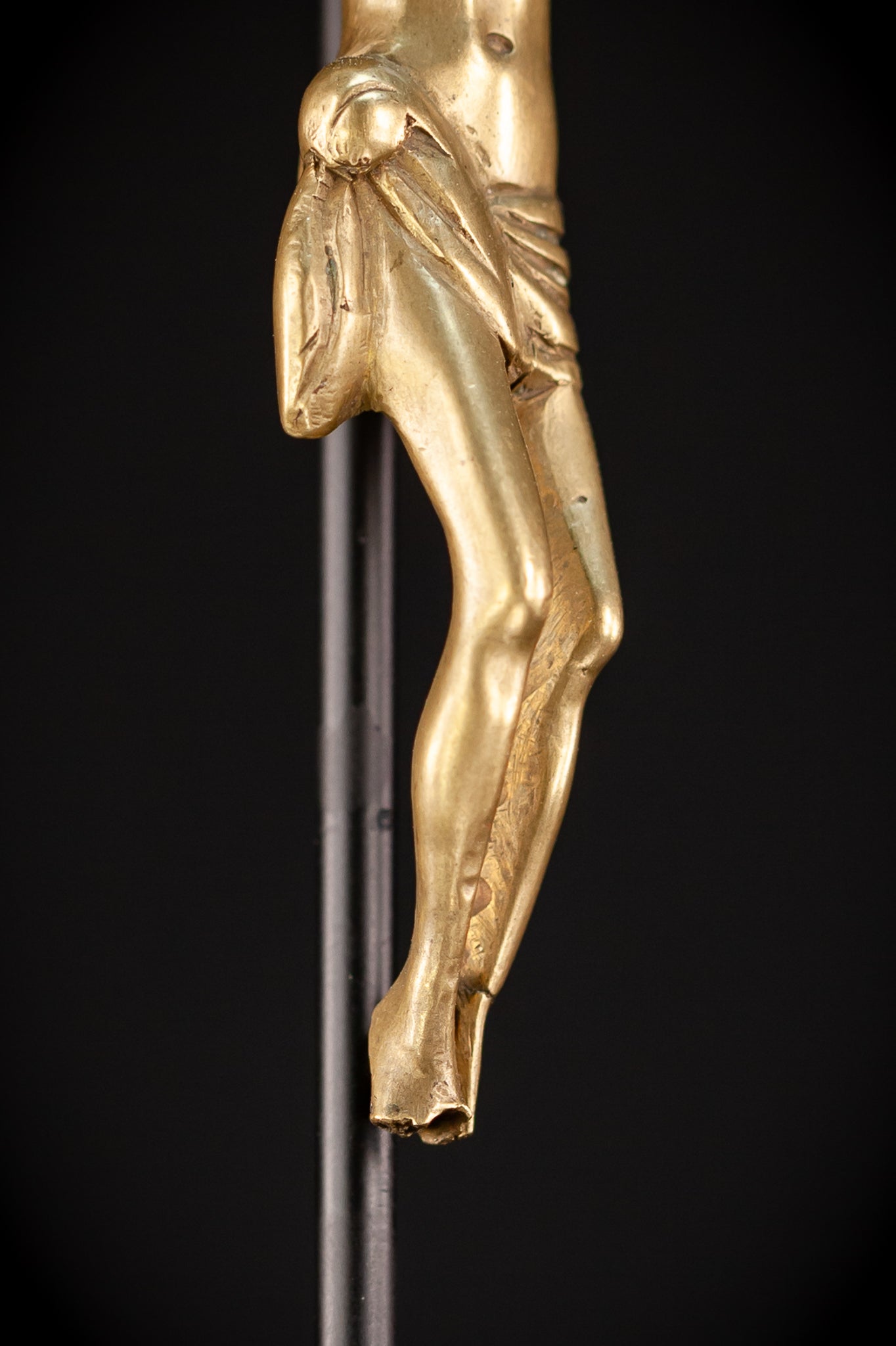 Corpus Christi Bronze | 1600s Antique | 4.1" / 10.5 cm
