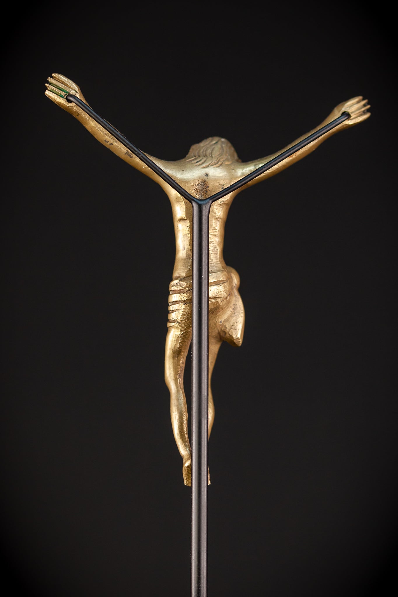 Corpus Christi Bronze | 1600s Antique | 4.1" / 10.5 cm