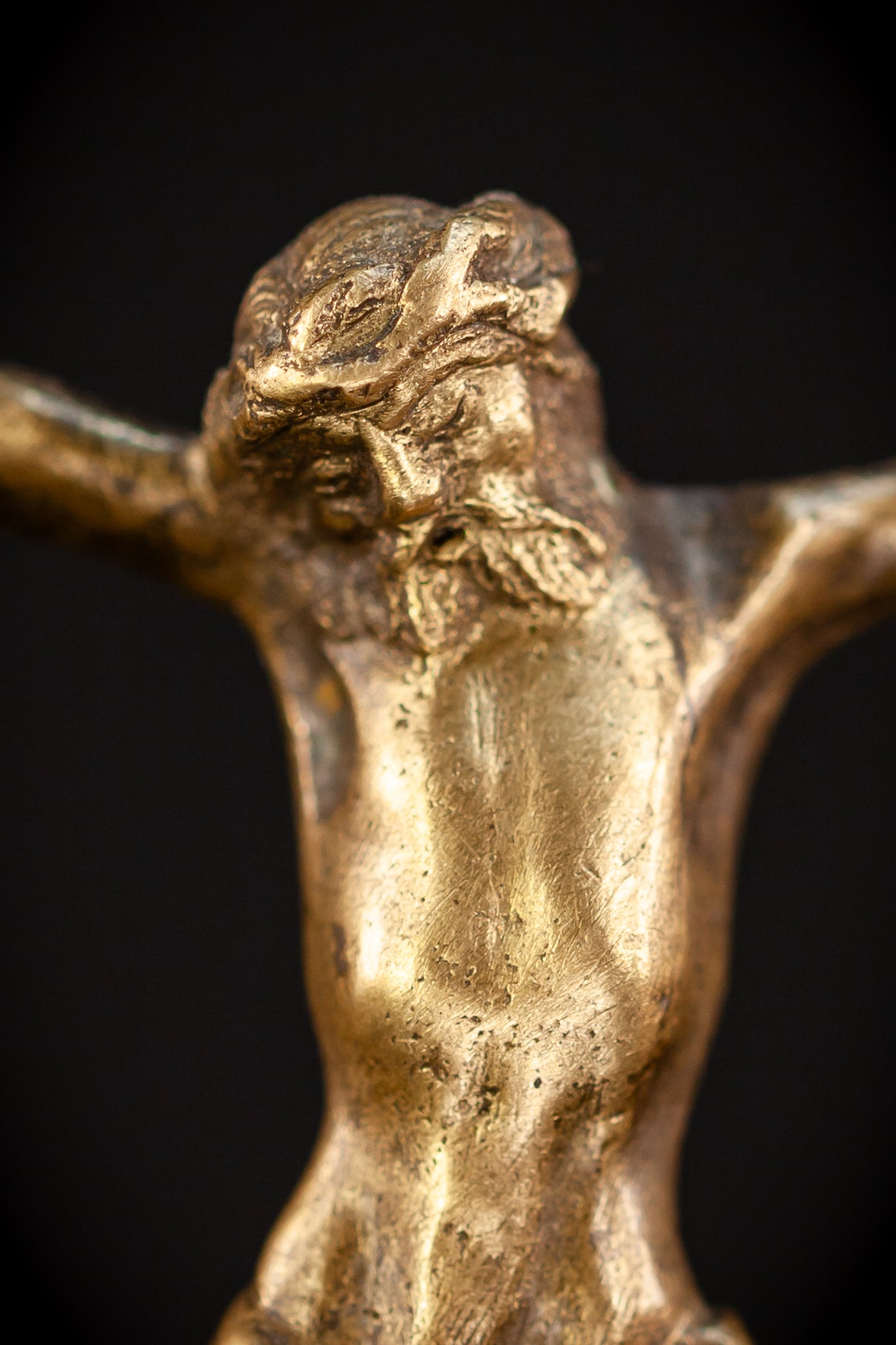 Corpus Christi Bronze | Antique 1700s | 3.7" / 9.5 cm