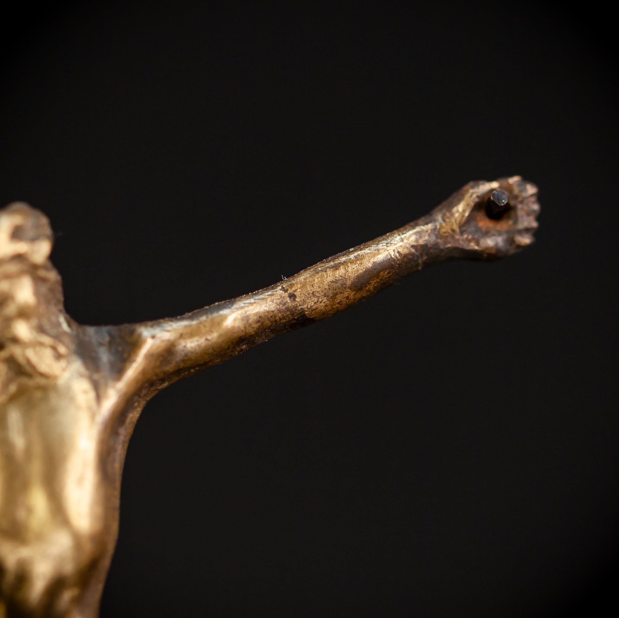 Corpus Christi Bronze | Antique 1700s | 3.7" / 9.5 cm