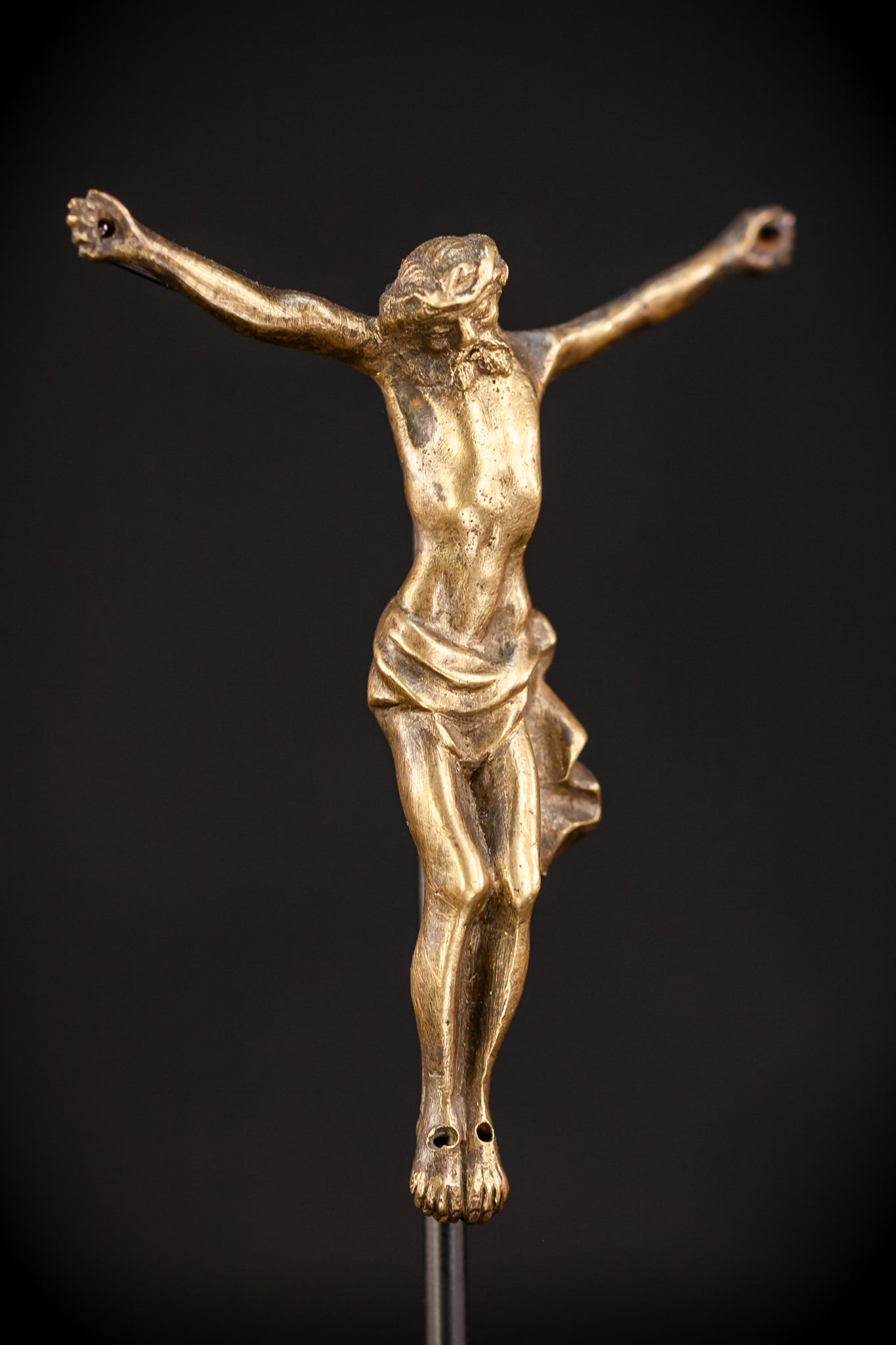 Corpus Christi Bronze | Antique 1700s | 3.7" / 9.5 cm