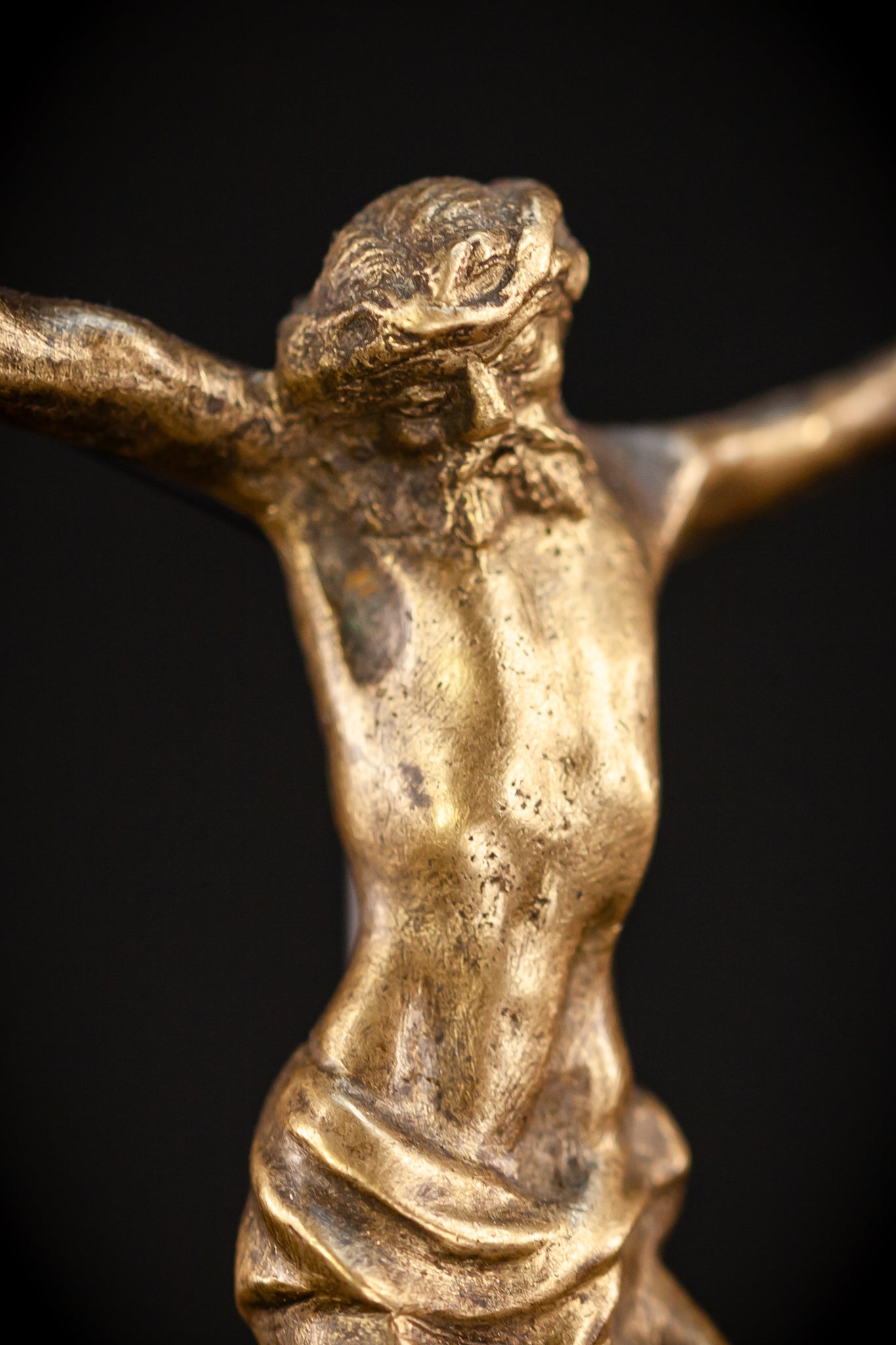 Corpus Christi Bronze | Antique 1700s | 3.7" / 9.5 cm