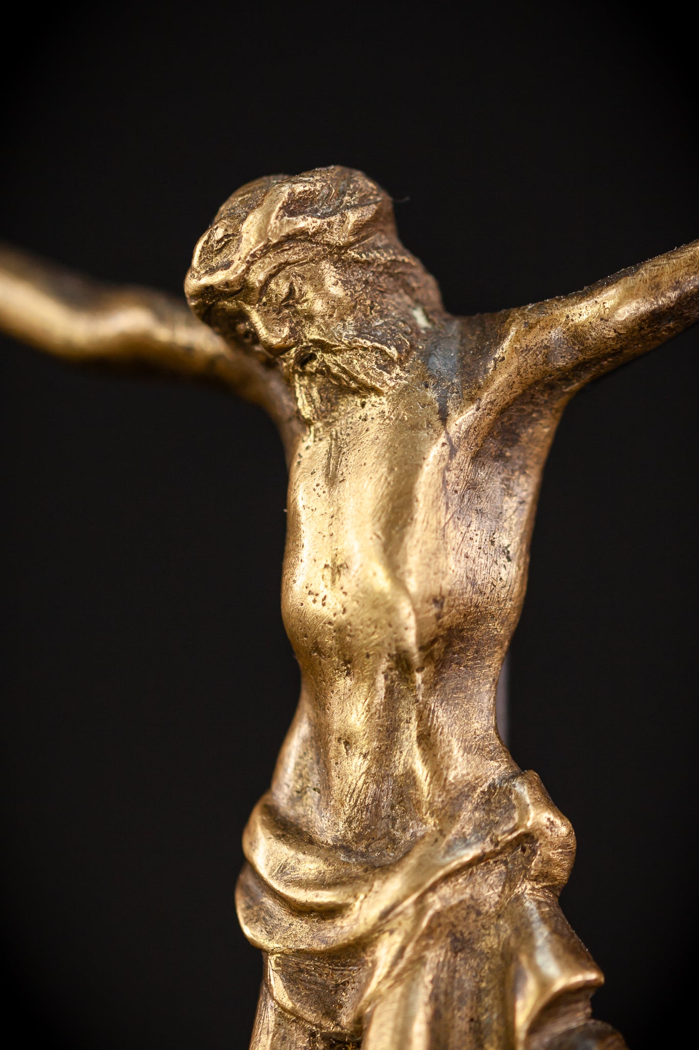 Corpus Christi Bronze | Antique 1700s | 3.7" / 9.5 cm