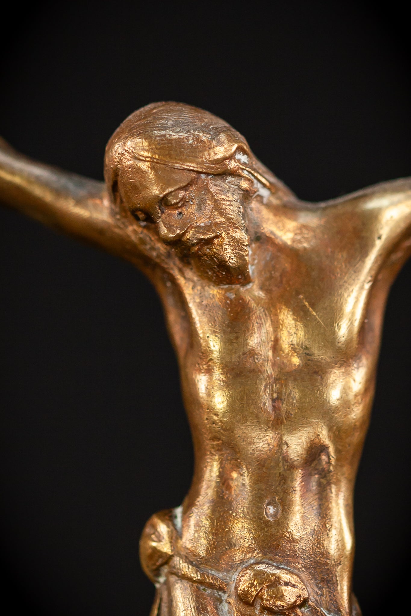 Corpus Christi Bronze | Antique 1700s | 4.9" / 12.5 cm