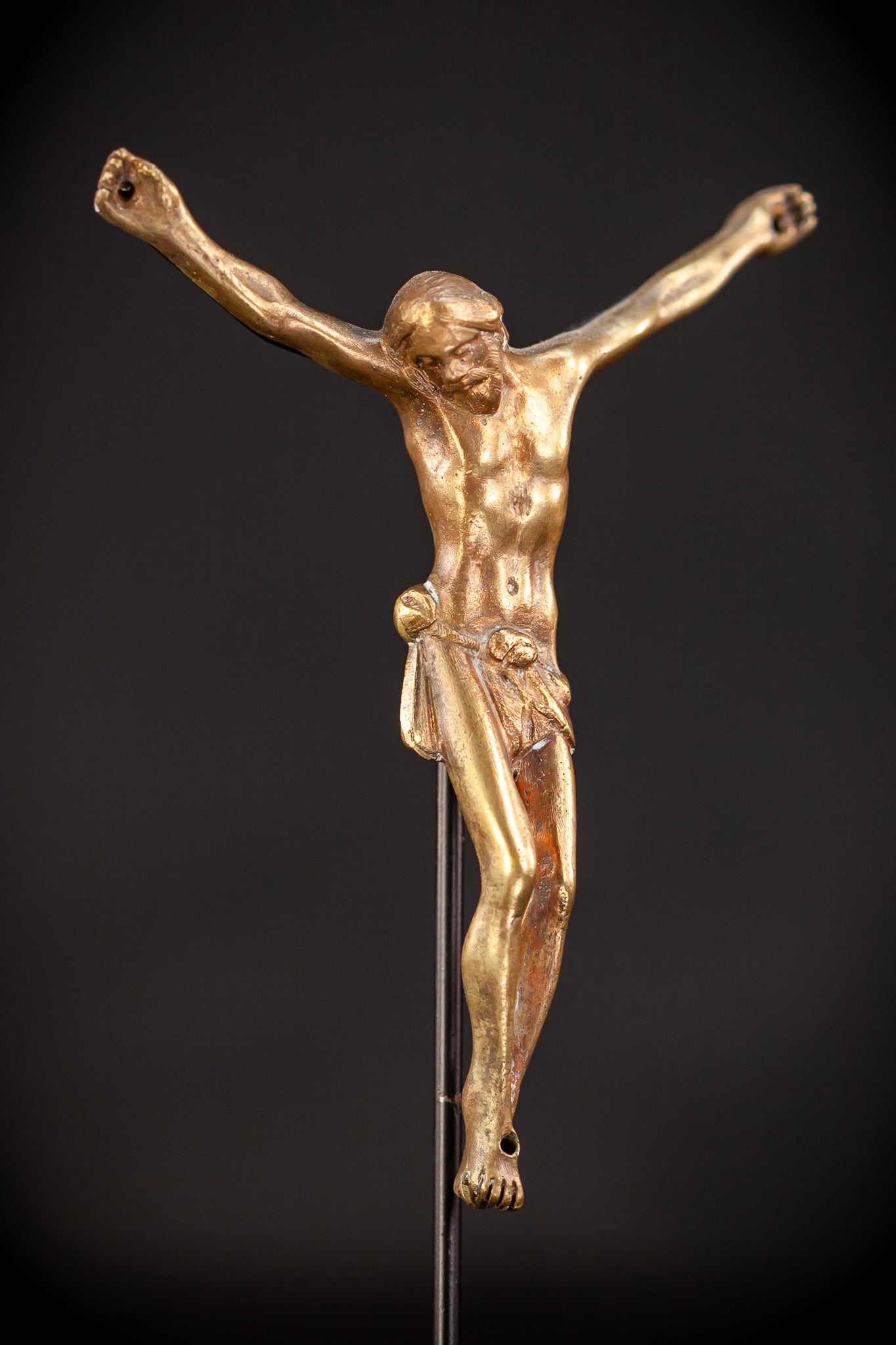 Corpus Christi Bronze | Antique 1700s | 4.9" / 12.5 cm