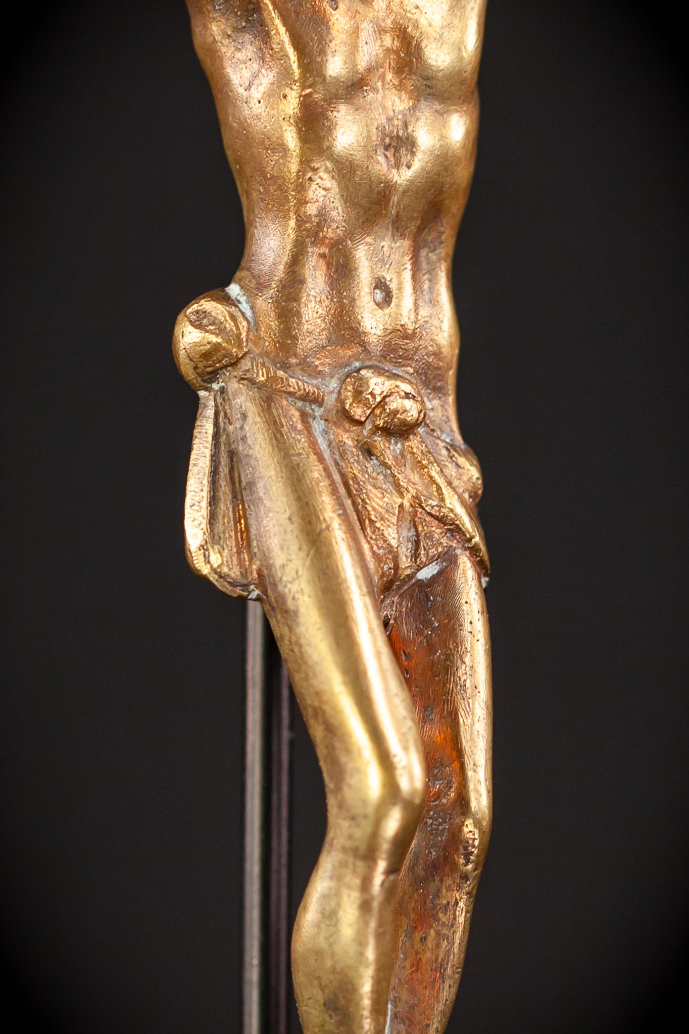 Corpus Christi Bronze | Antique 1700s | 4.9" / 12.5 cm