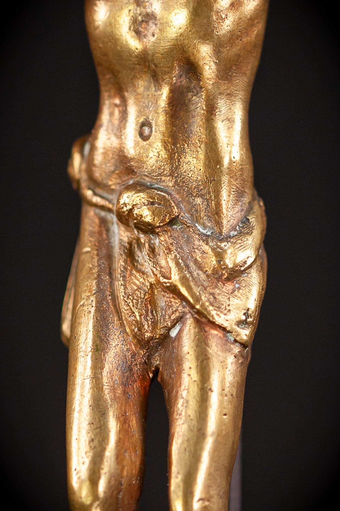 Corpus Christi Bronze | Antique 1700s | 4.9" / 12.5 cm