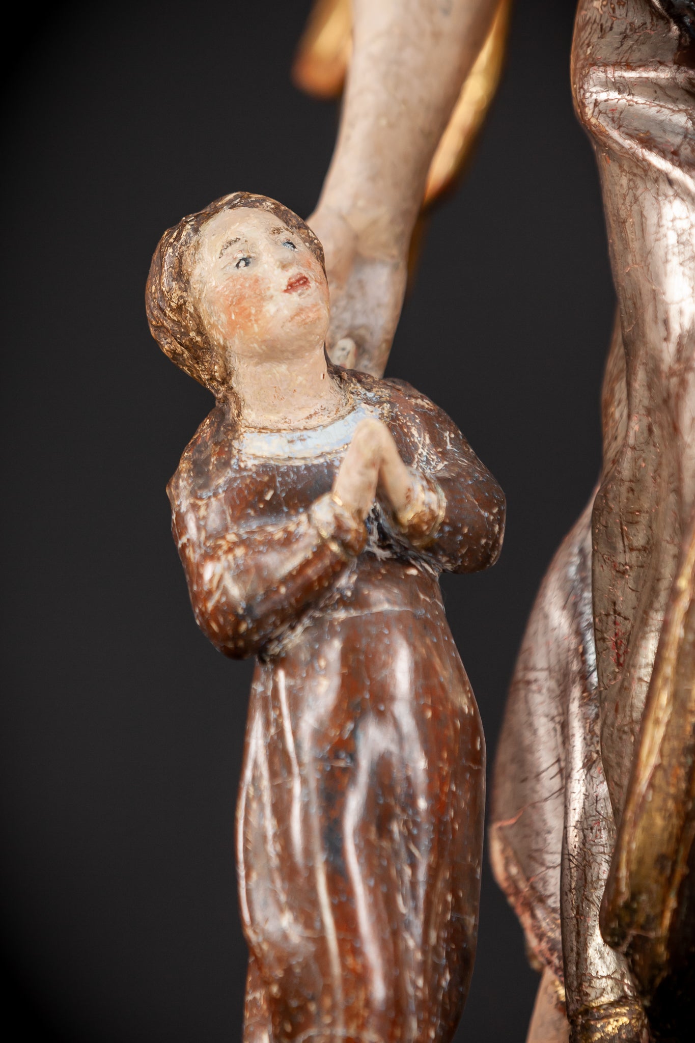 St Raphael The Archangel w Tobias Wooden | 20.5”