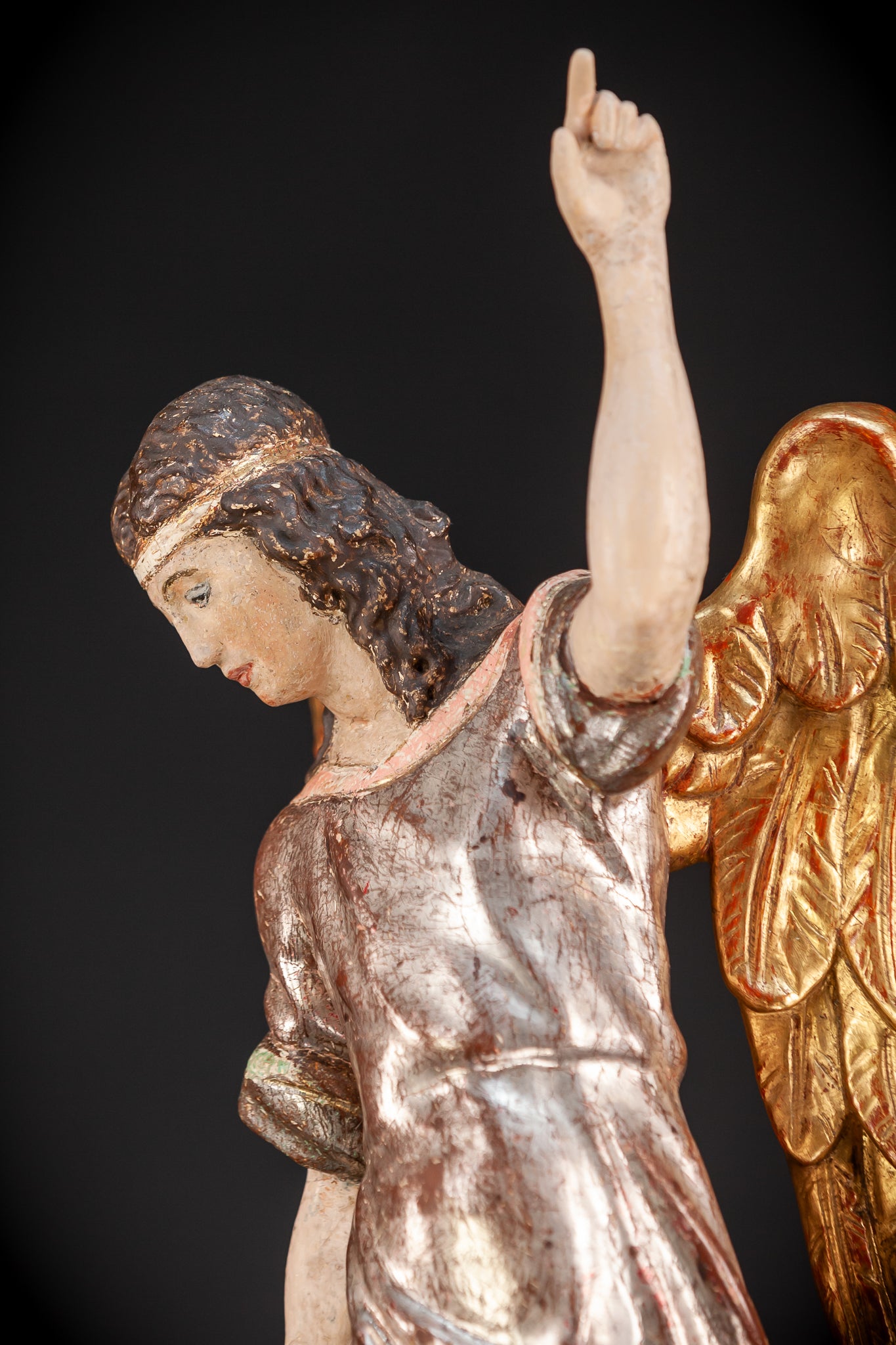 St Raphael The Archangel w Tobias Wooden | 20.5”