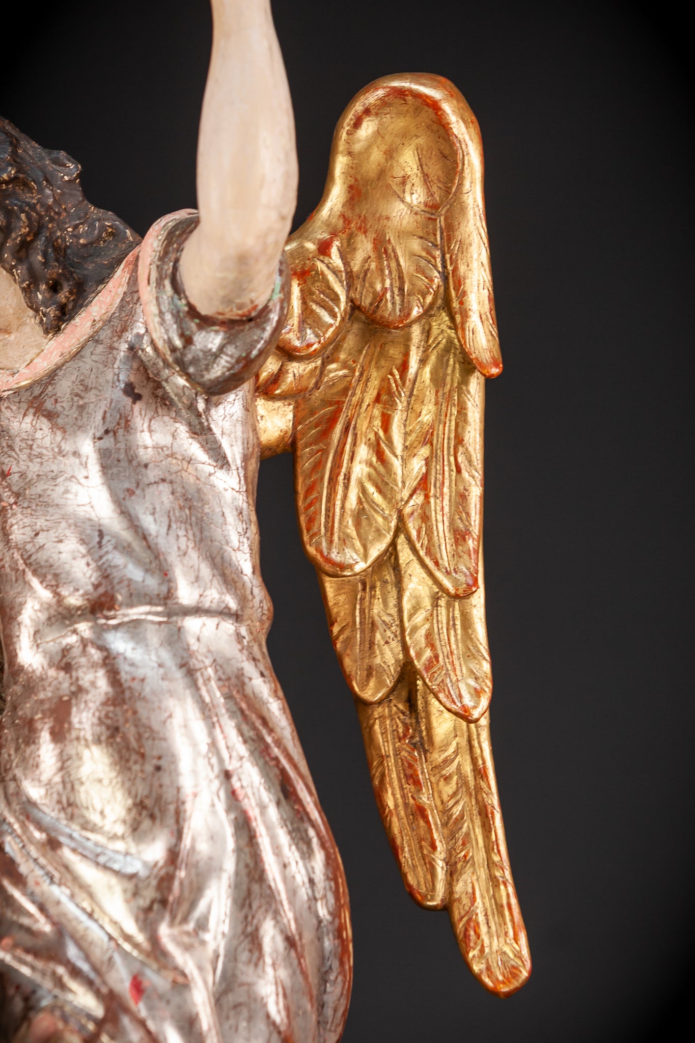 St Raphael The Archangel w Tobias Wooden | 20.5”
