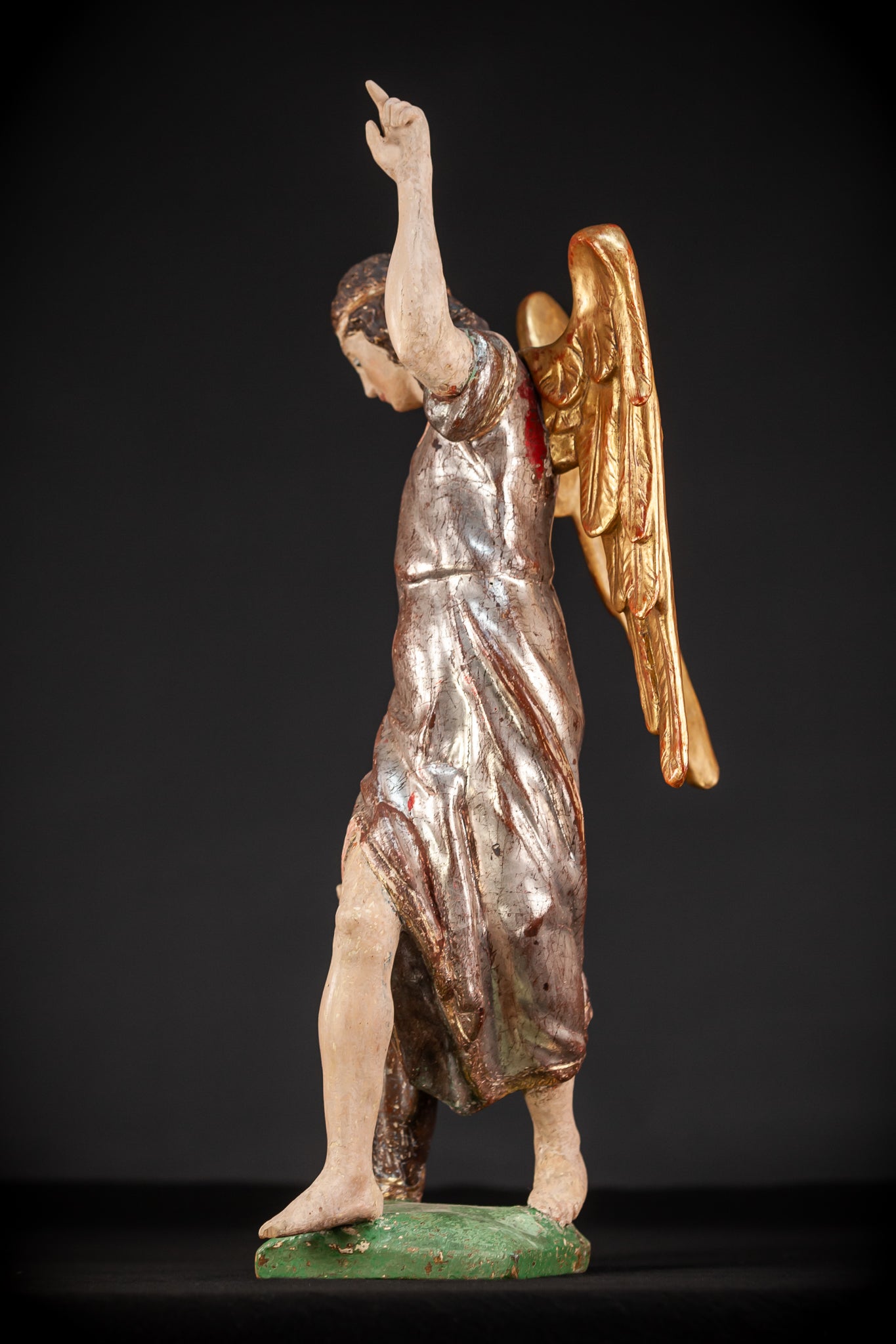St Raphael The Archangel w Tobias Wooden | 20.5”