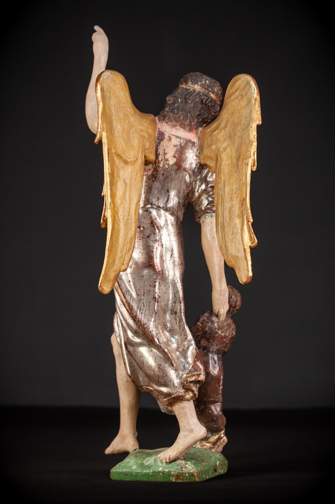 St Raphael The Archangel w Tobias Wooden | 20.5”