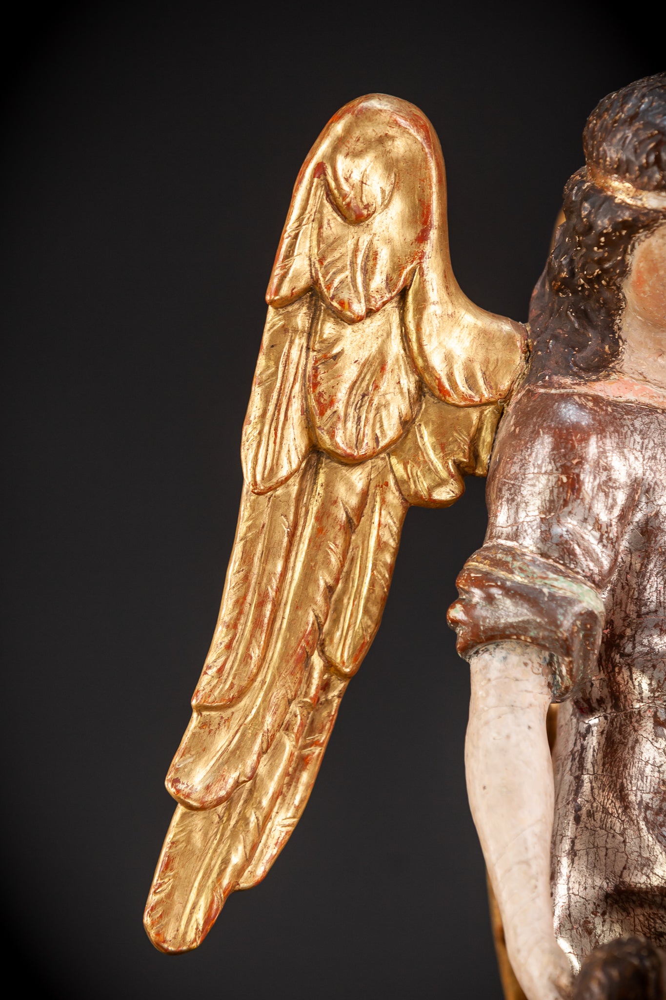 St Raphael The Archangel w Tobias Wooden | 20.5”