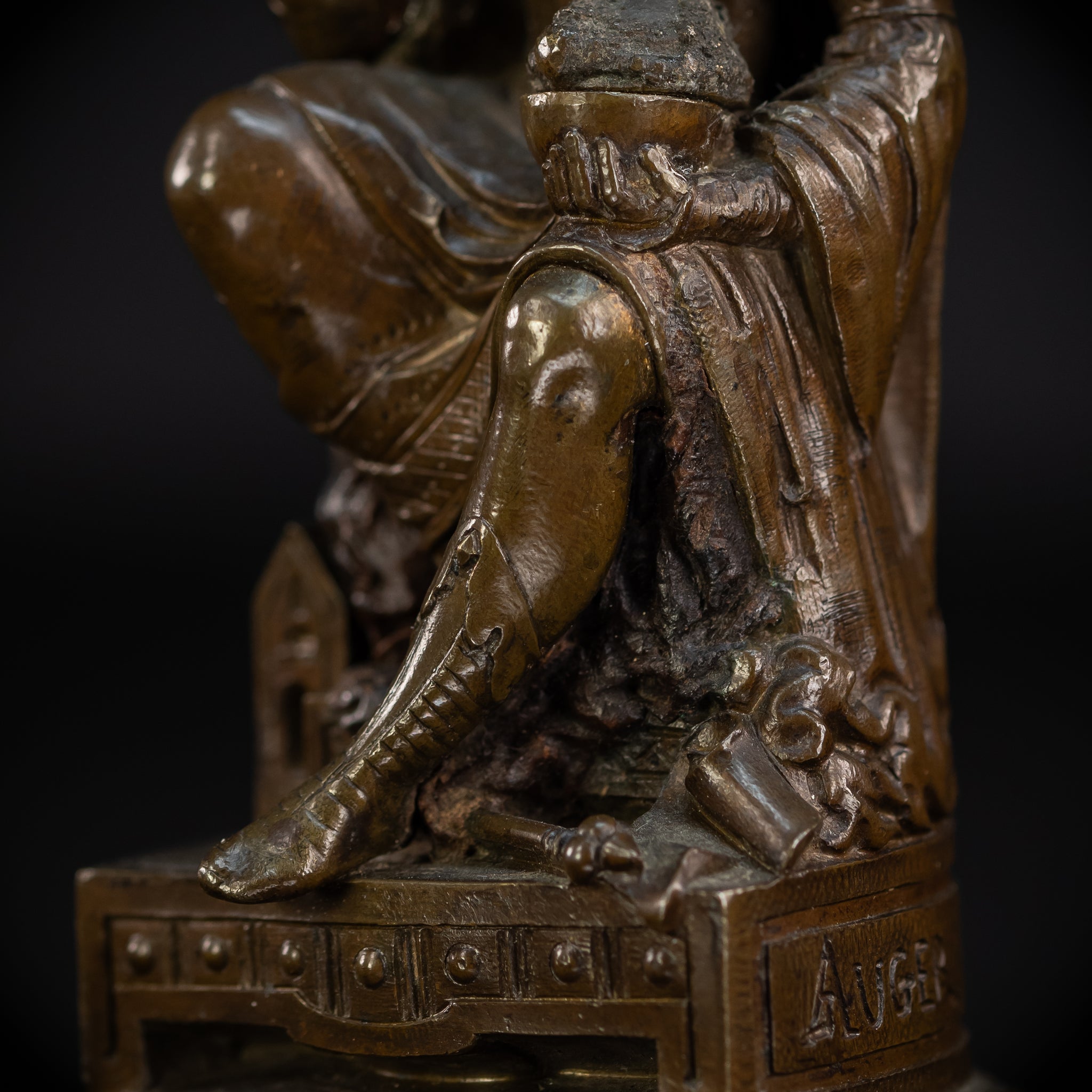 Saint Henry II Bronze Sculpture | 1700s Antique
