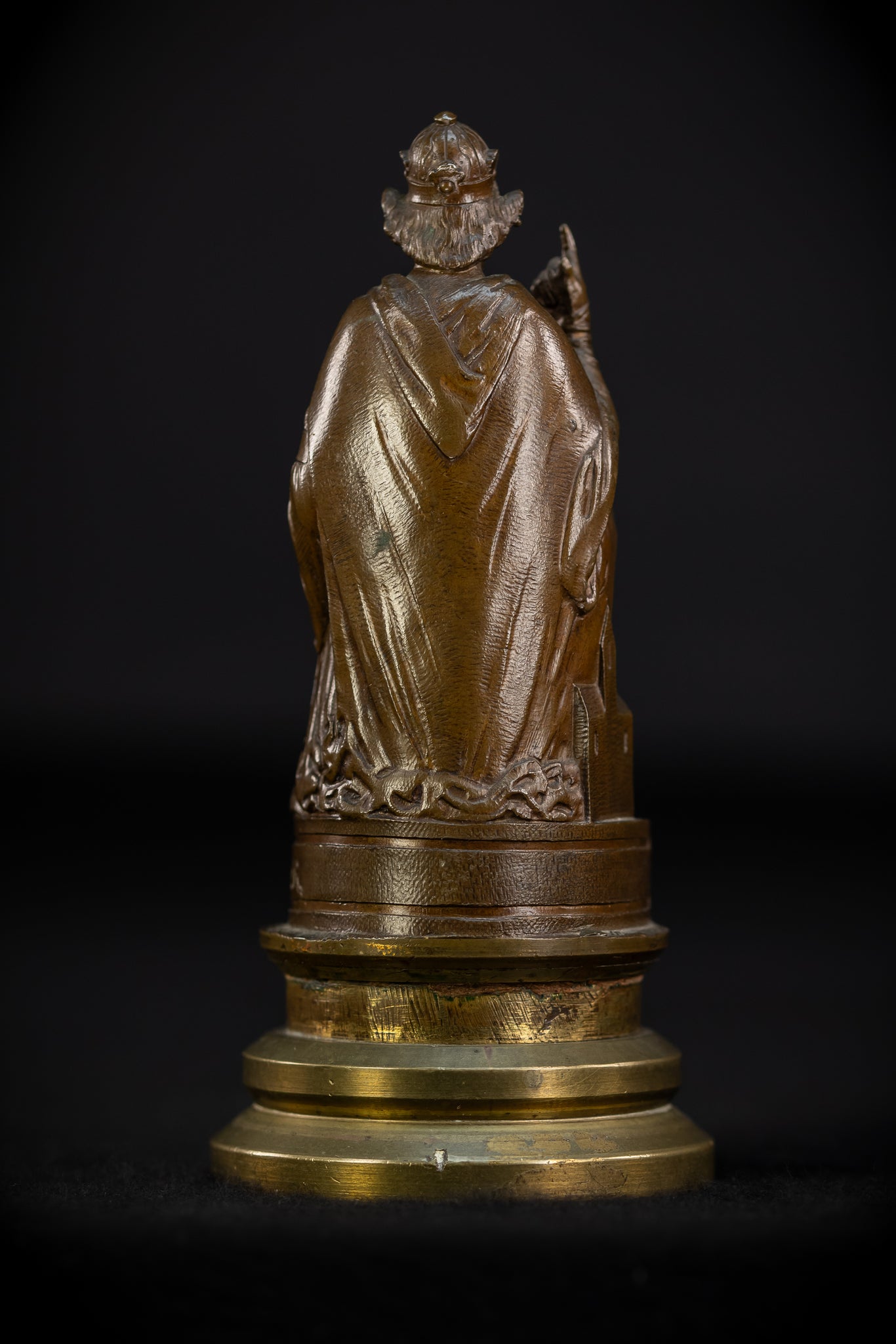 Saint Henry II Bronze Sculpture | 1700s Antique