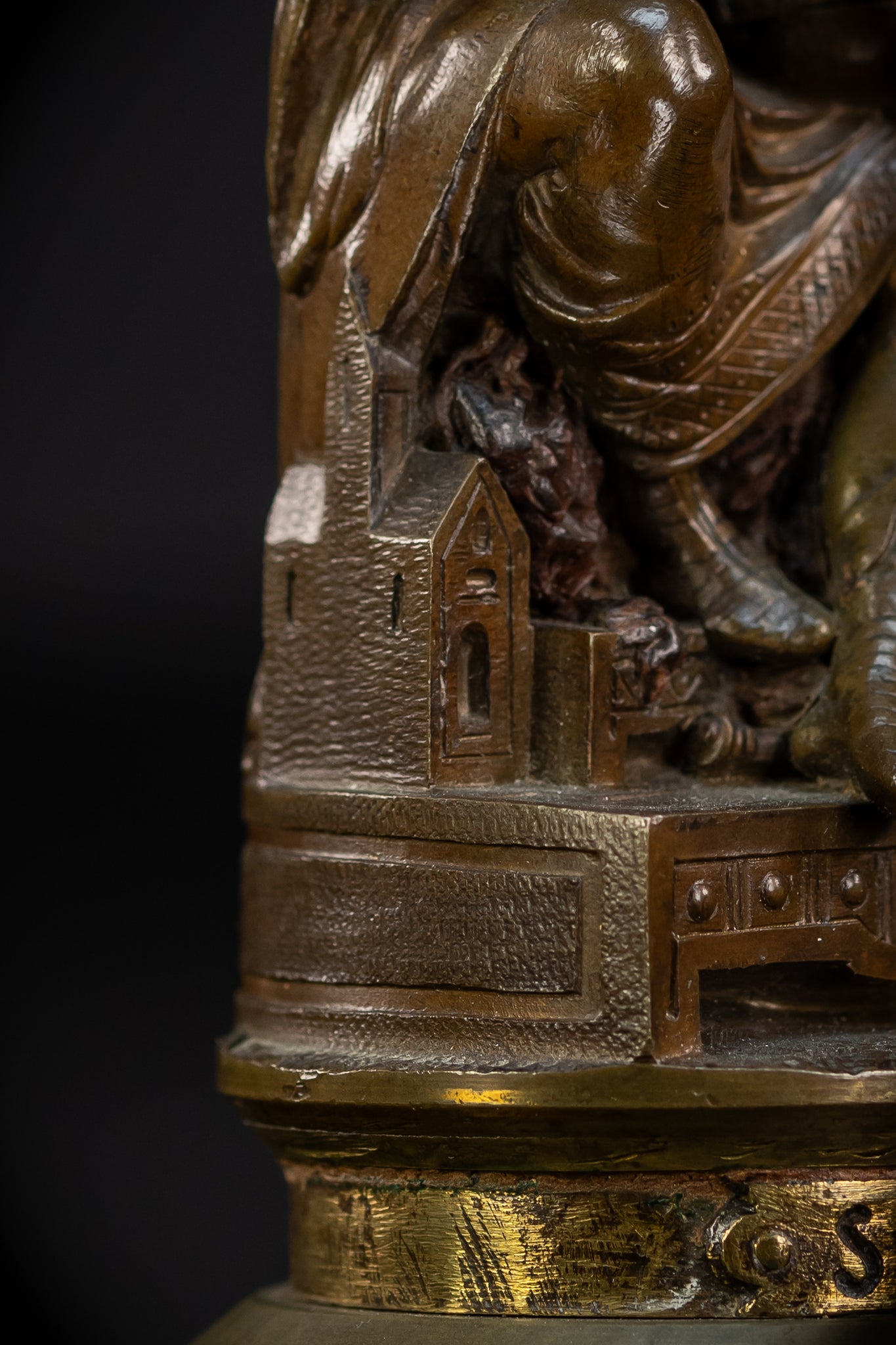 Saint Henry II Bronze Sculpture | 1700s Antique