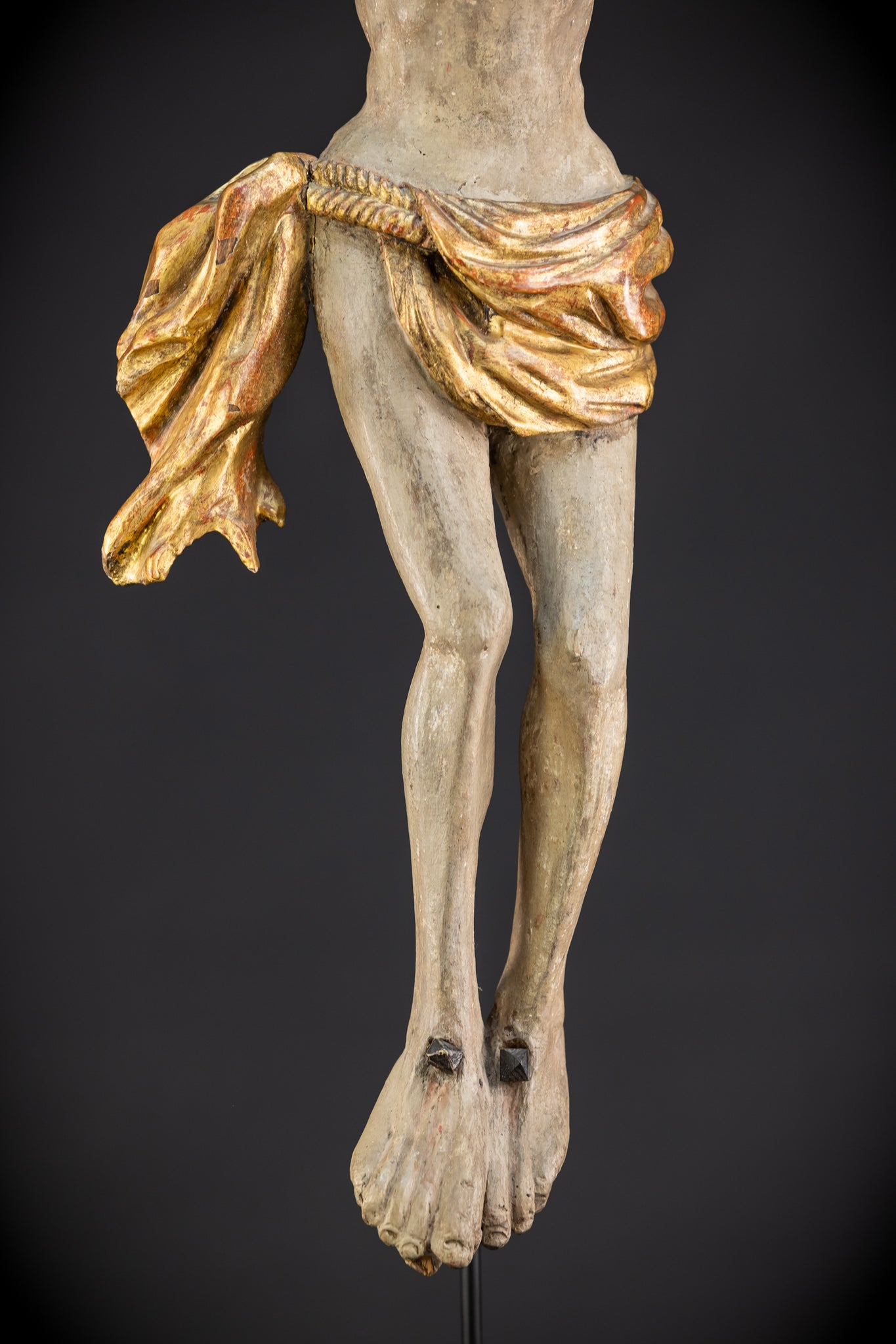 Corpus Christi Wooden Statue | 1700s Antique | 33.1" / 84 cm
