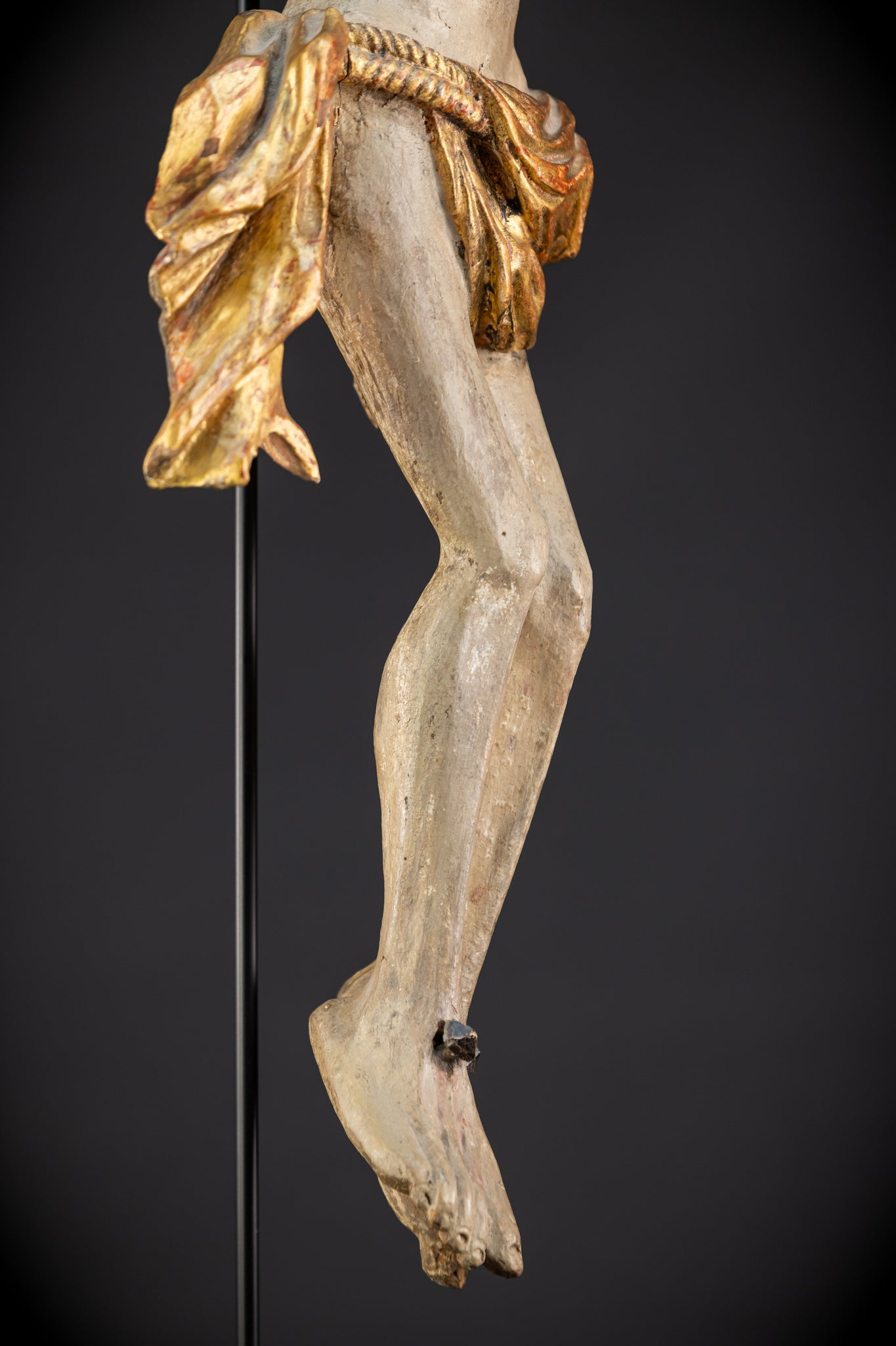 Corpus Christi Wooden Statue | 1700s Antique | 33.1" / 84 cm