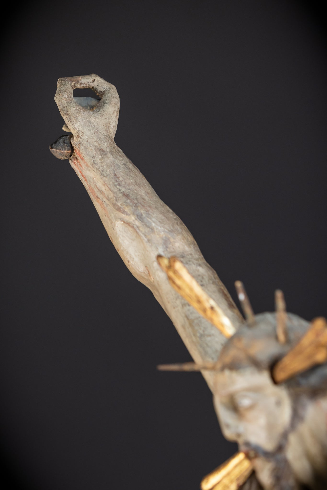 Corpus Christi Wooden Statue | 1700s Antique | 33.1" / 84 cm