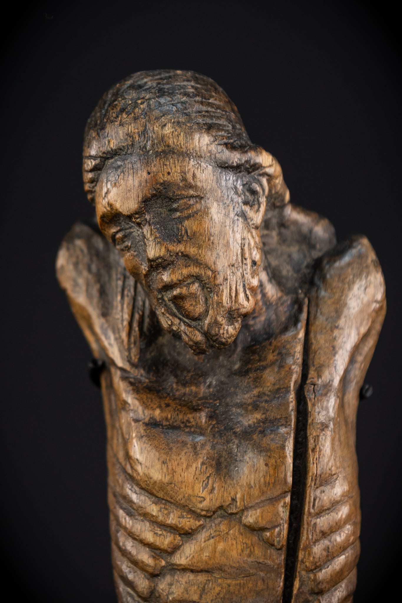 Corpus Christi Sculpture | 1400s Antique | 10.2" / 26 cm