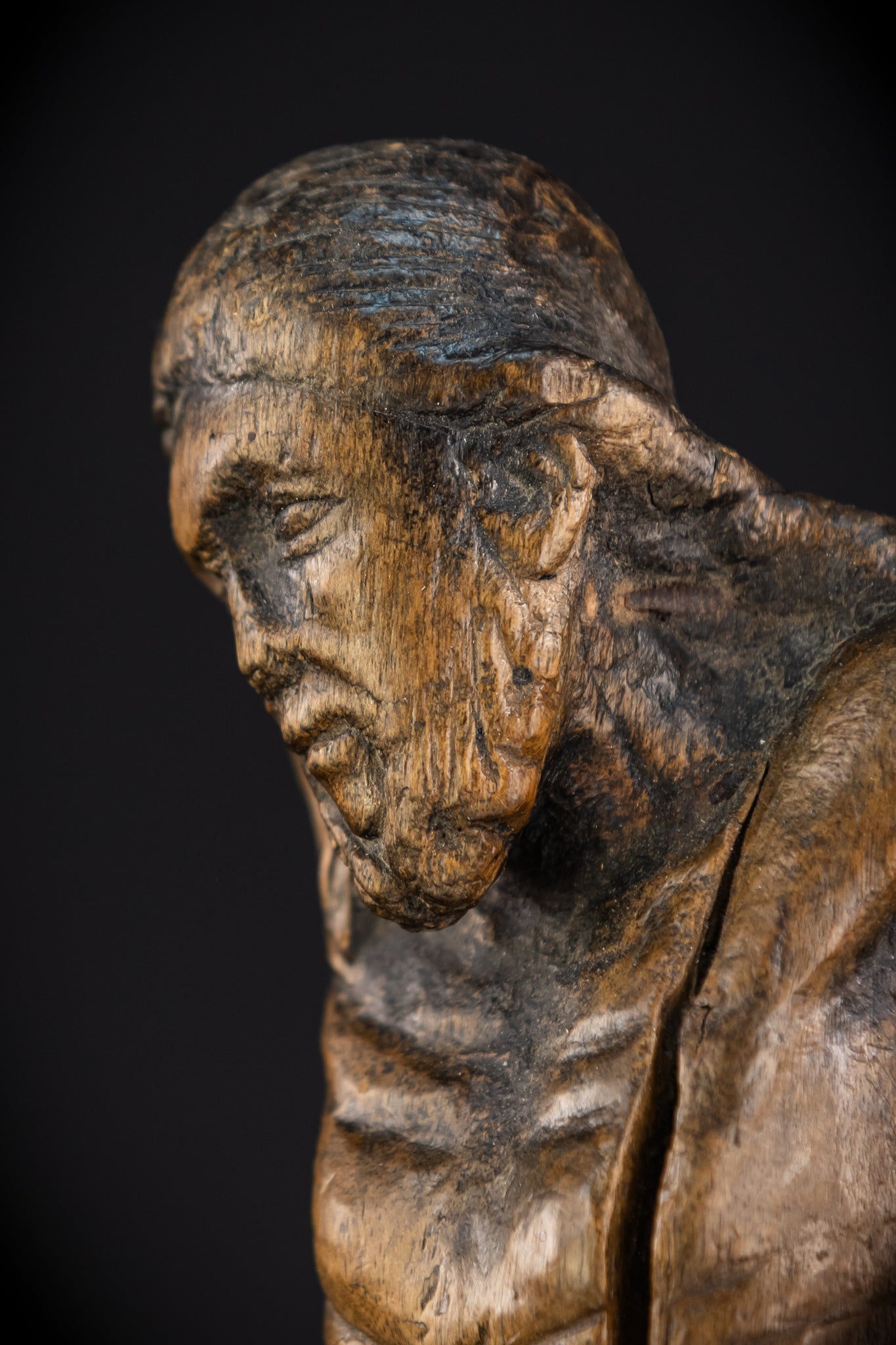 Corpus Christi Sculpture | 1400s Antique | 10.2" / 26 cm