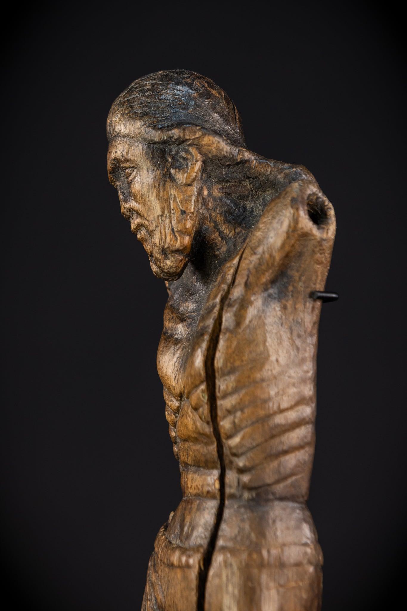 Corpus Christi Sculpture | 1400s Antique | 10.2" / 26 cm