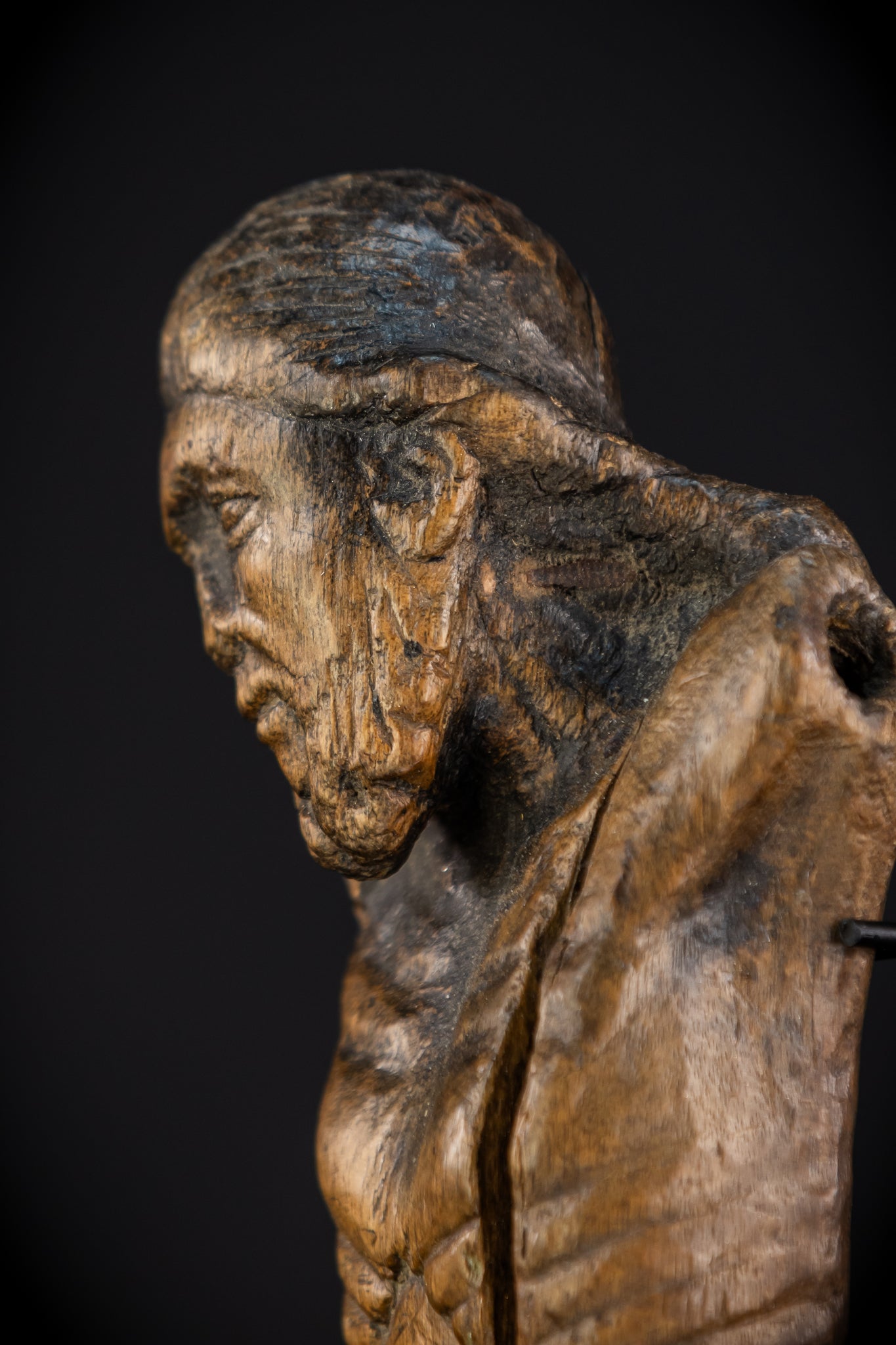 Corpus Christi Sculpture | 1400s Antique | 10.2" / 26 cm