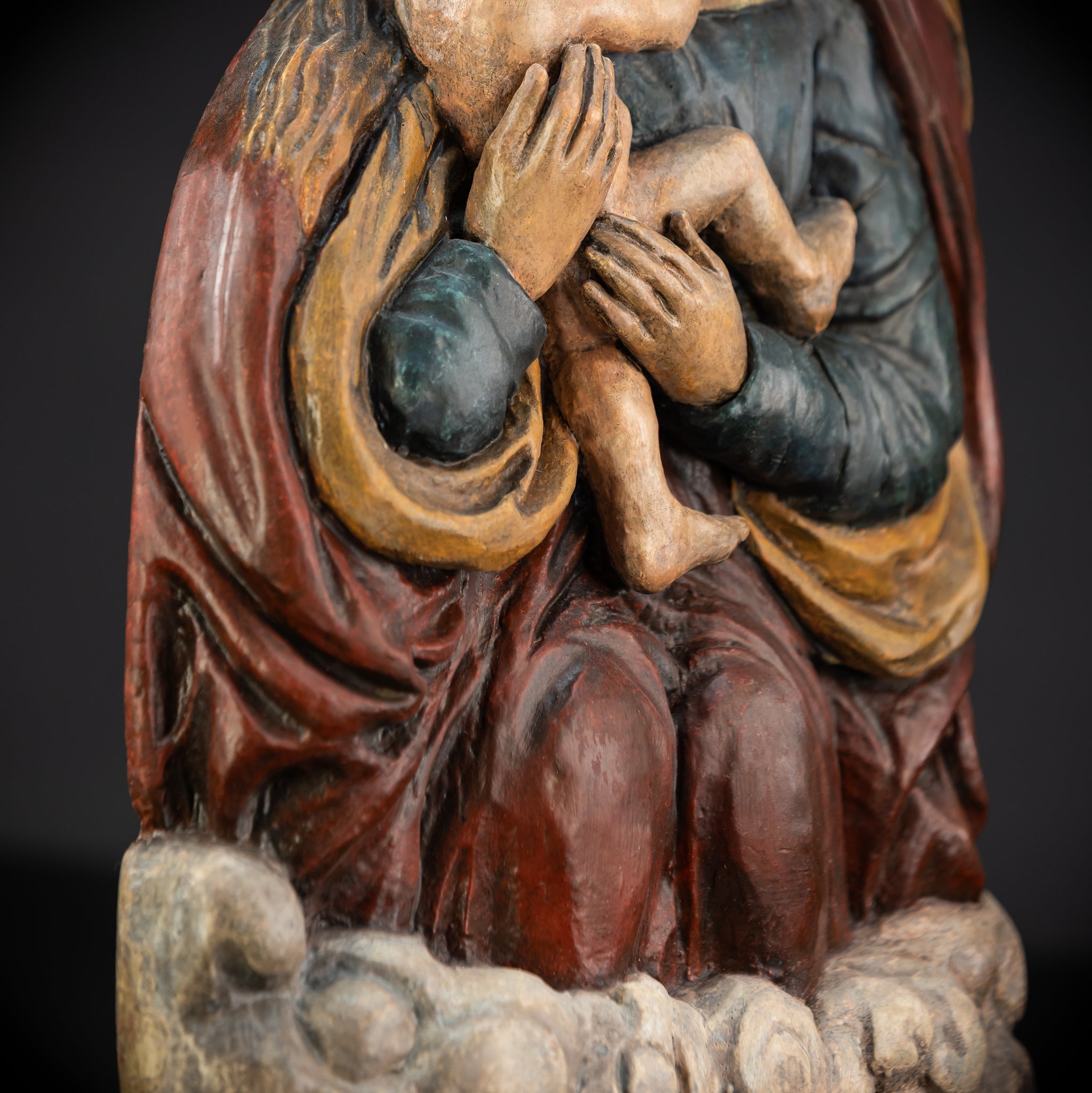 Virgin Mary with Child Jesus | Gothic 1400s