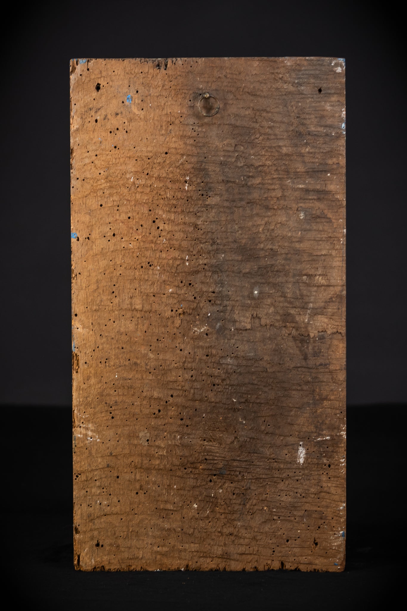 St Ambrose of Milan Wooden Relief Statue | 1700s