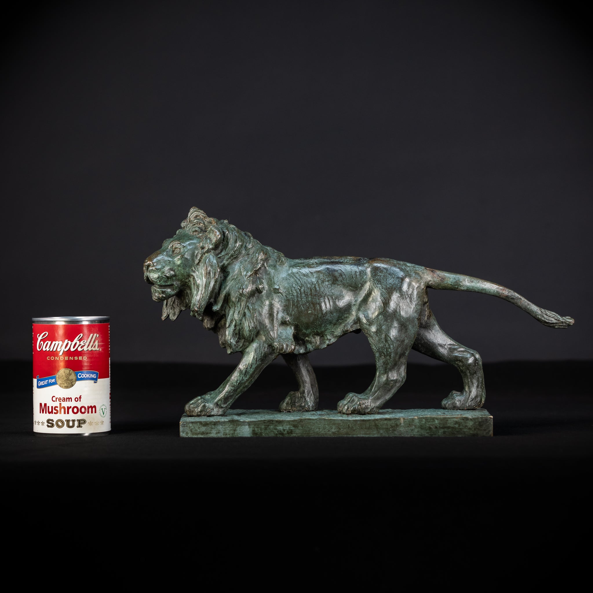 Bronze Lion Statue by Clovis-Edmond Masson | Antique
