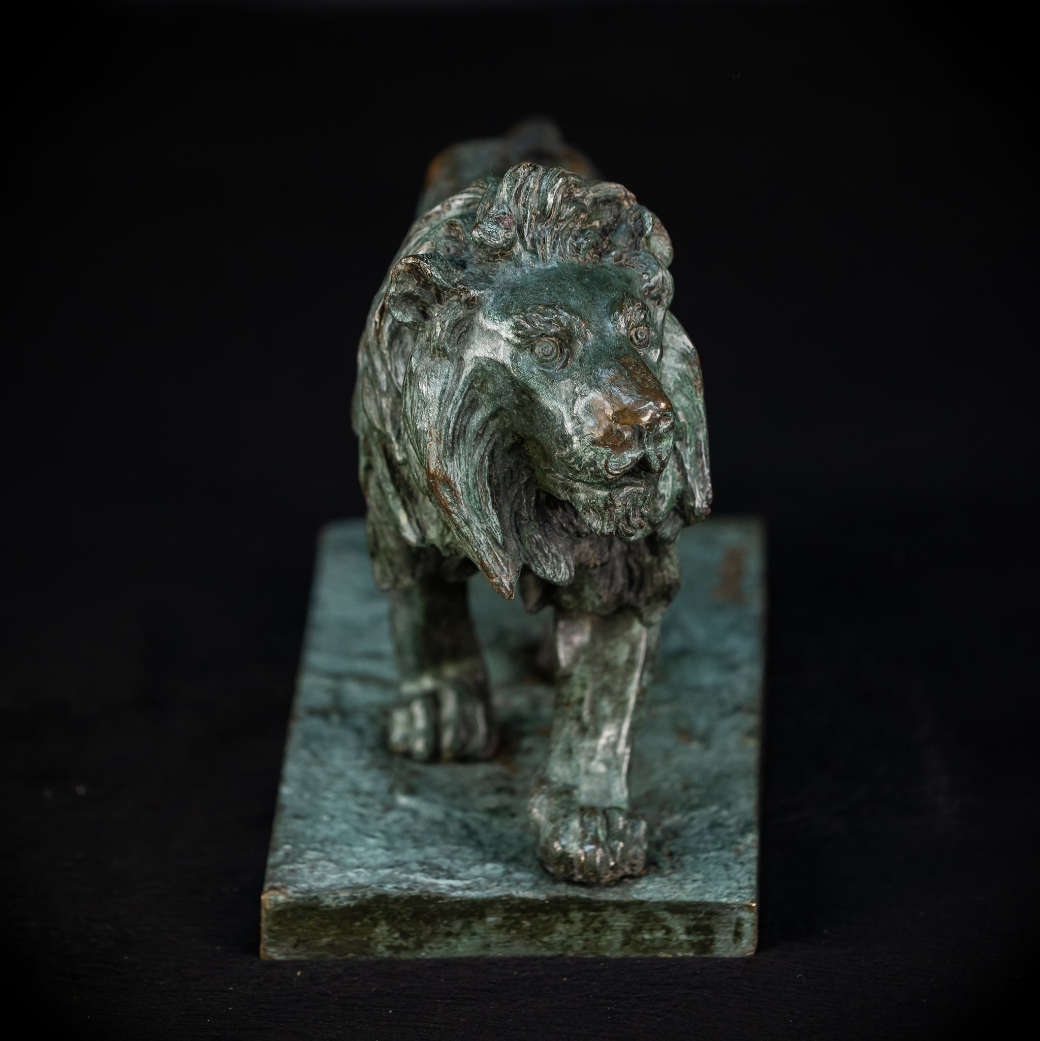 Bronze Lion Statue by Clovis-Edmond Masson | Antique