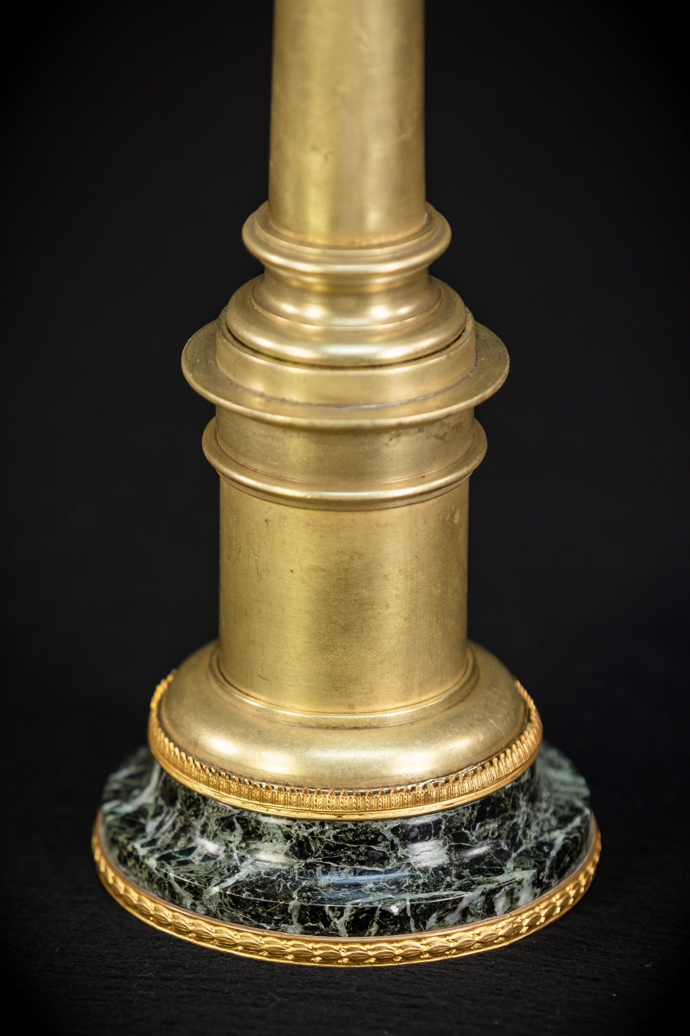 Bronze Putto on Column Statue | 13.8"