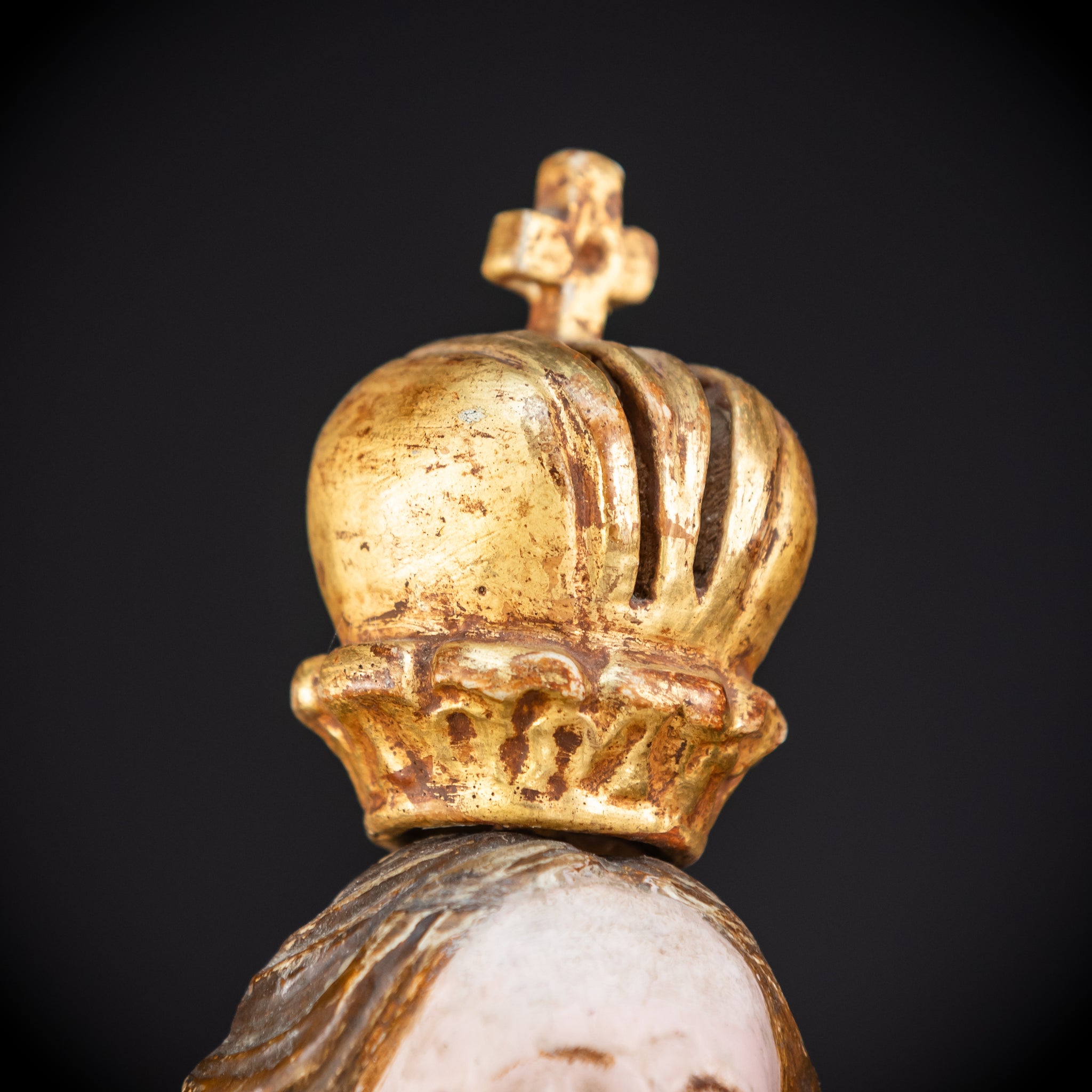Virgin Mary Child Jesus | Baroque 1700s | 19.7”