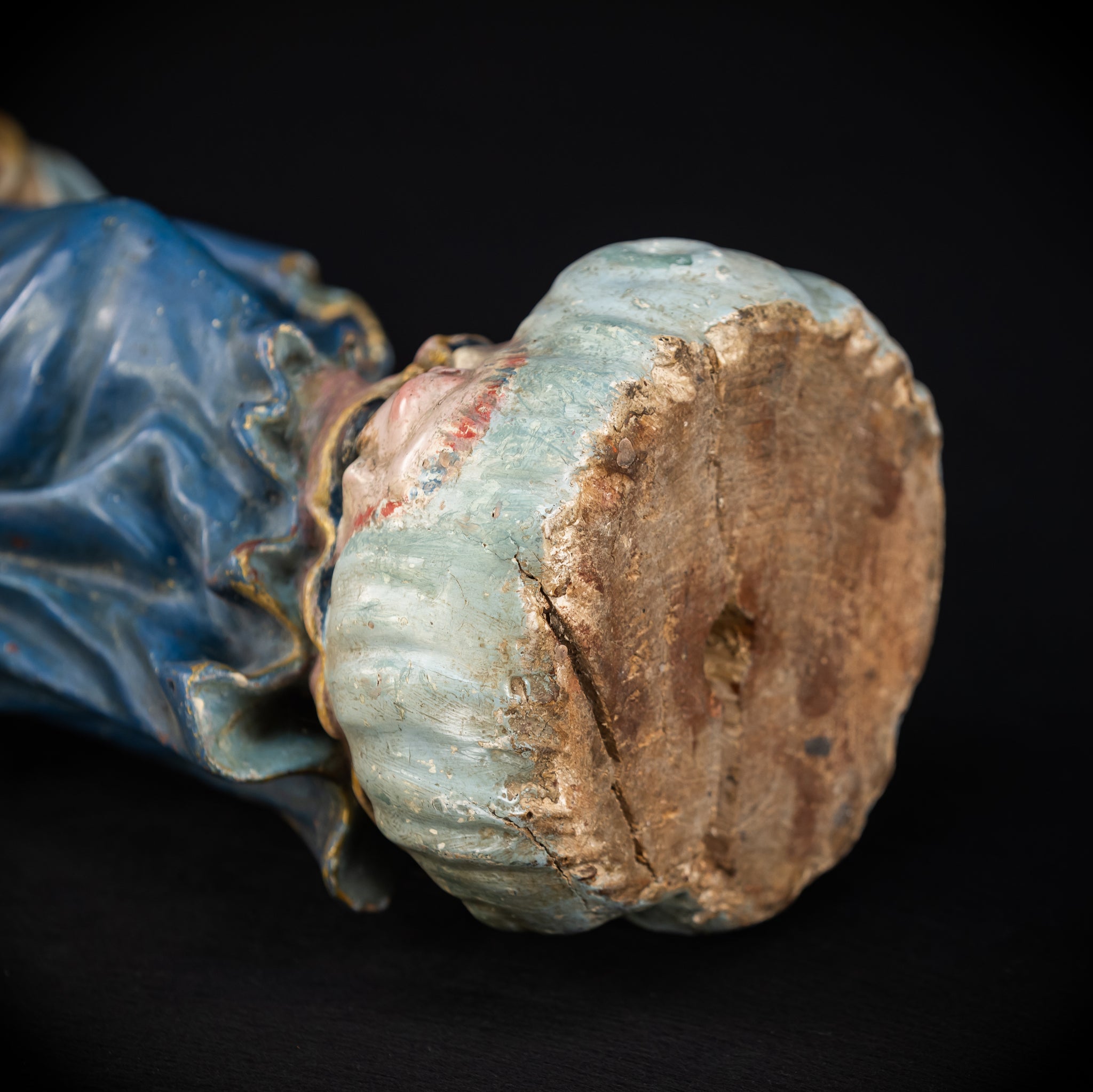 Virgin Mary Child Jesus | Baroque 1700s | 19.7”