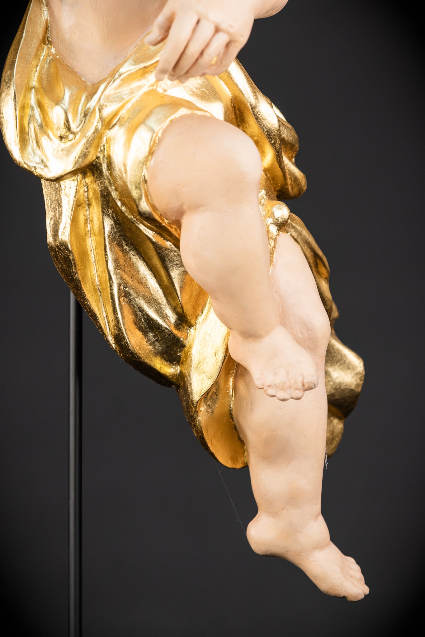 Angel Statues Pair | 2 Wooden Archangel 24"