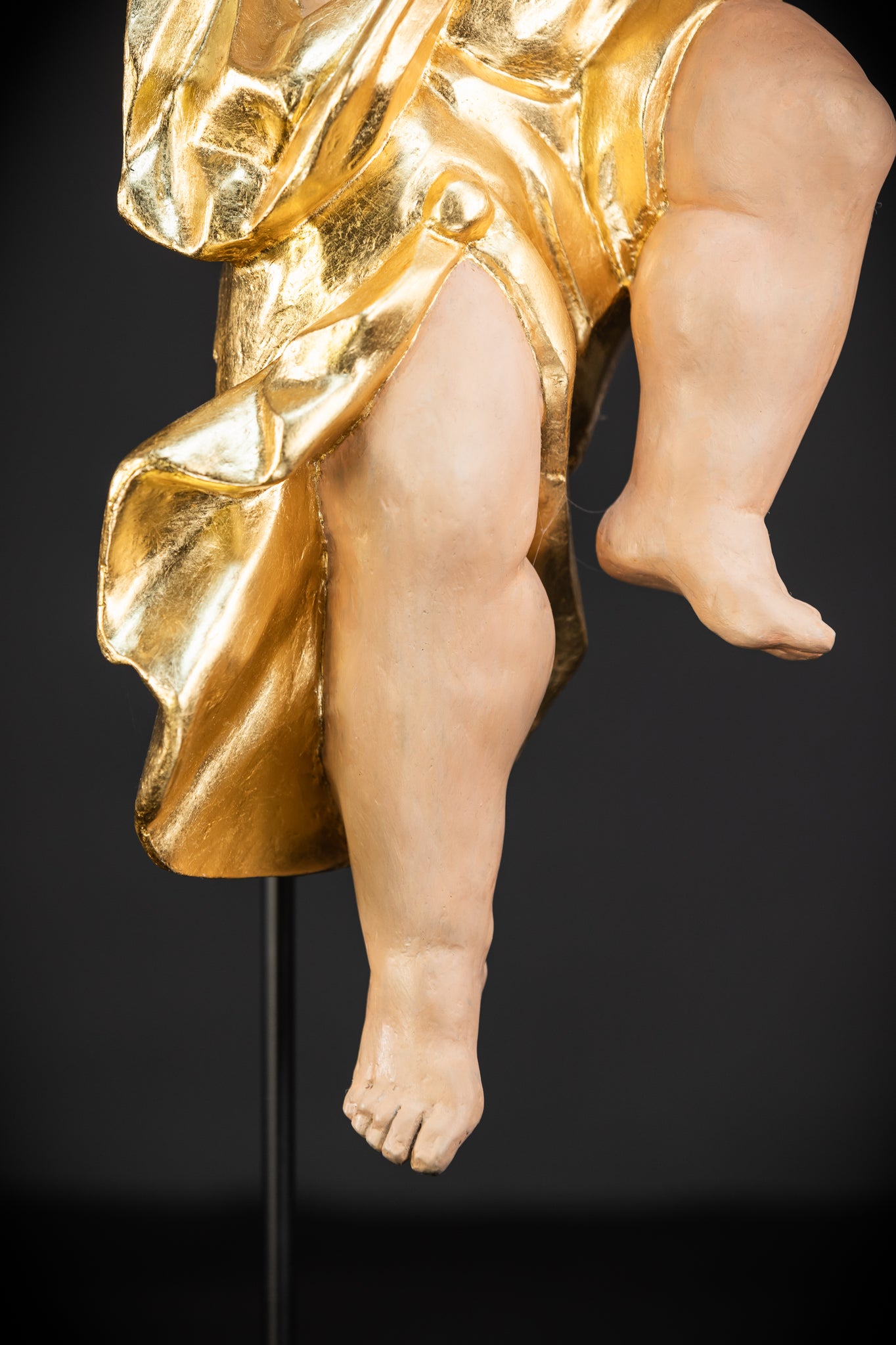 Angel Statues Pair | 2 Wooden Archangel 24"