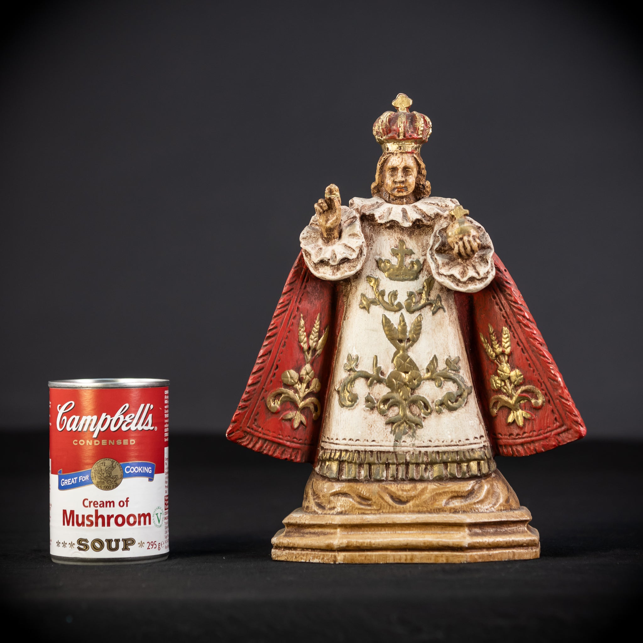 Infant Jesus of Prague Plaster Statue | 10.4"