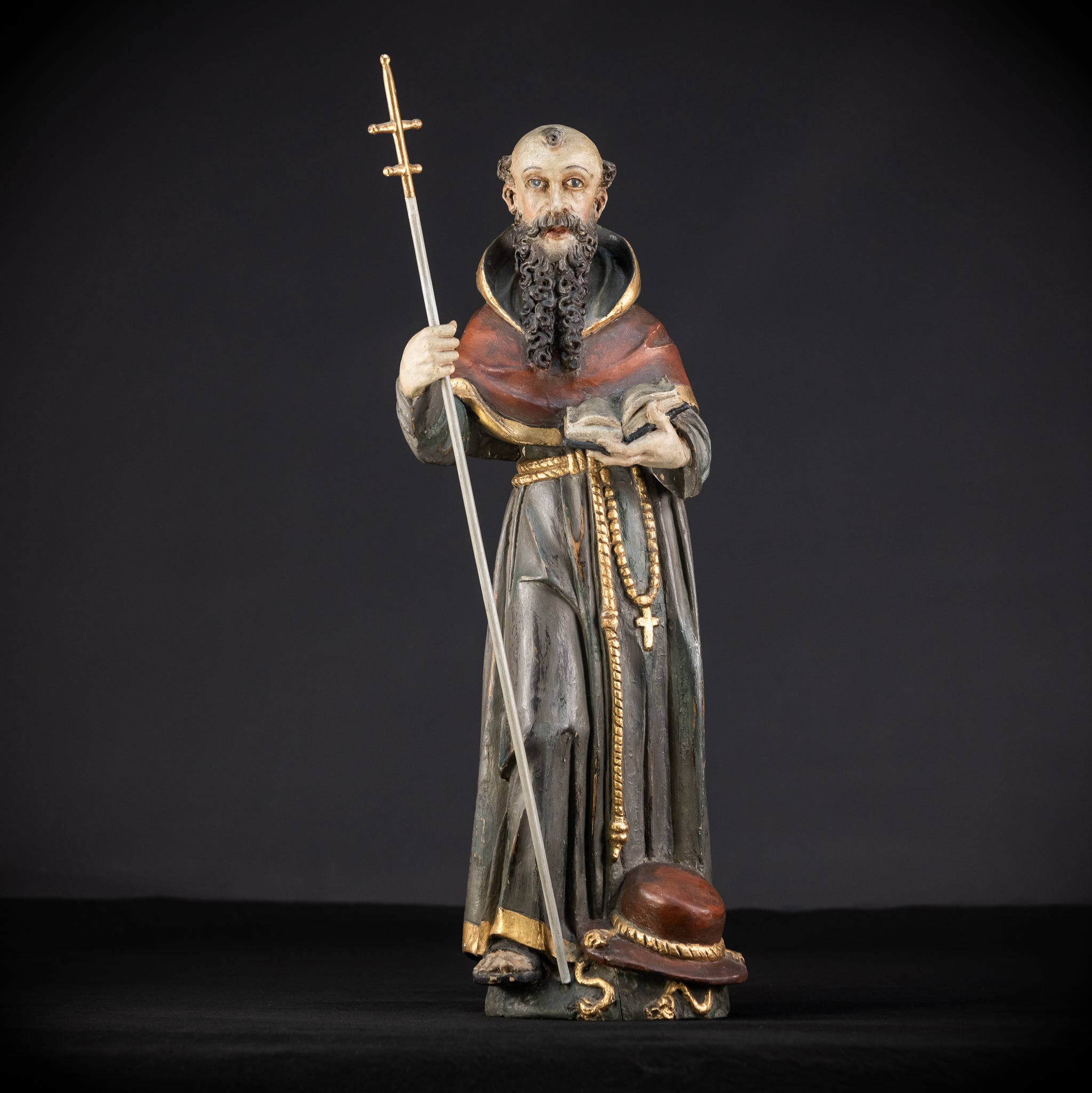 St Jacob The Apostle | 1700s Antique | 23.6" / 60 cm