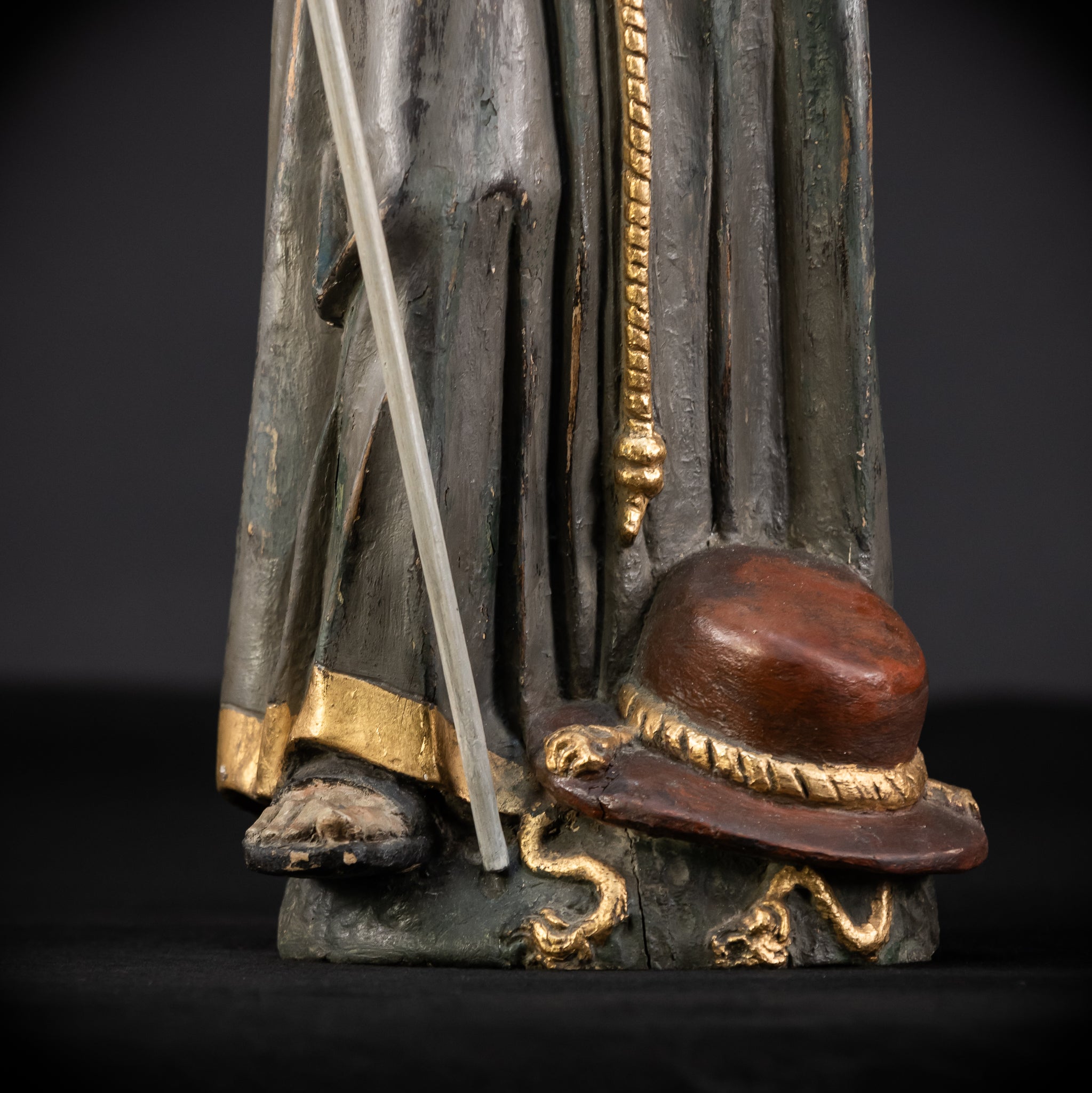St Jacob The Apostle | 1700s Antique | 23.6" / 60 cm
