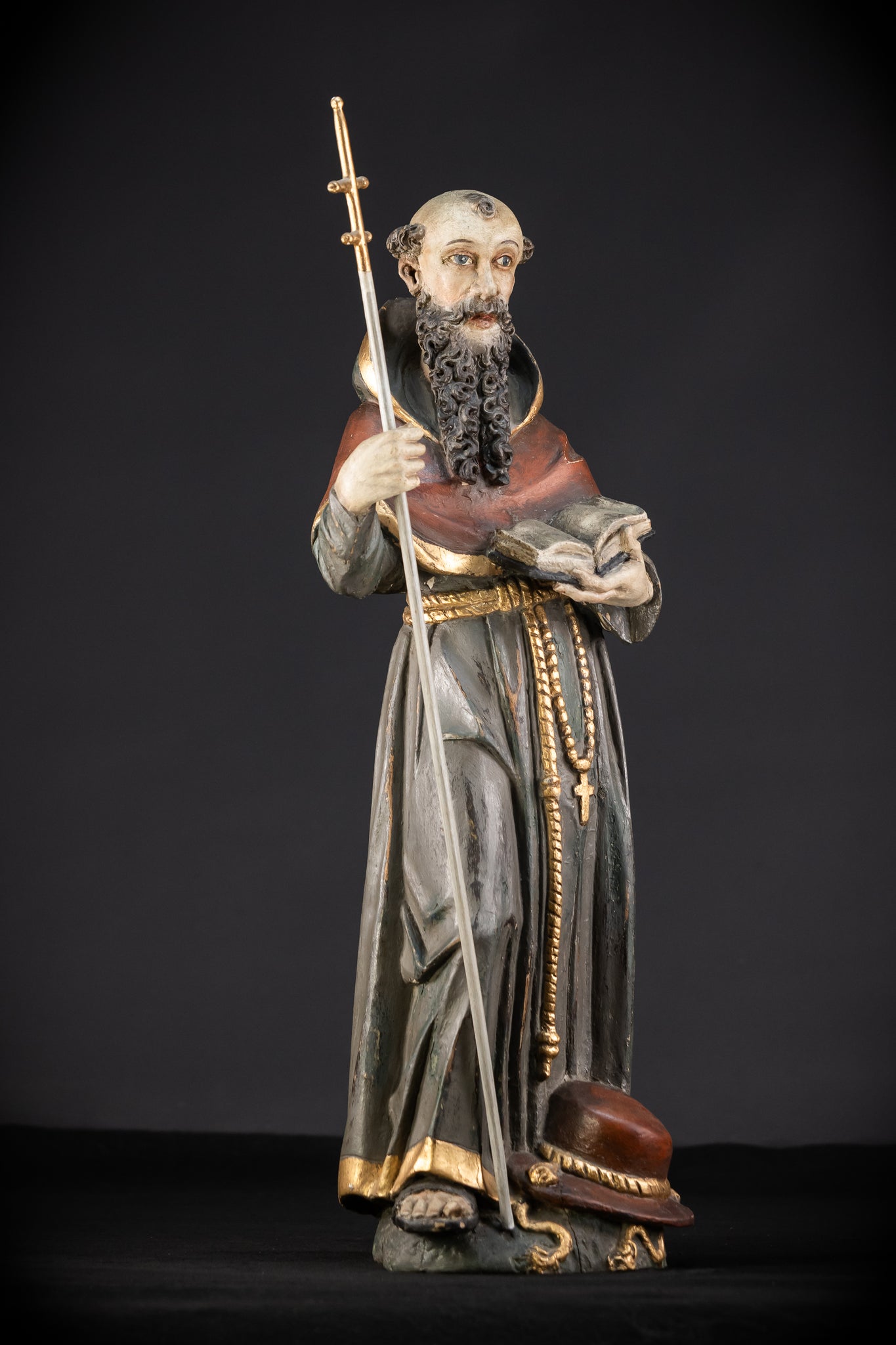 St Jacob The Apostle | 1700s Antique | 23.6" / 60 cm